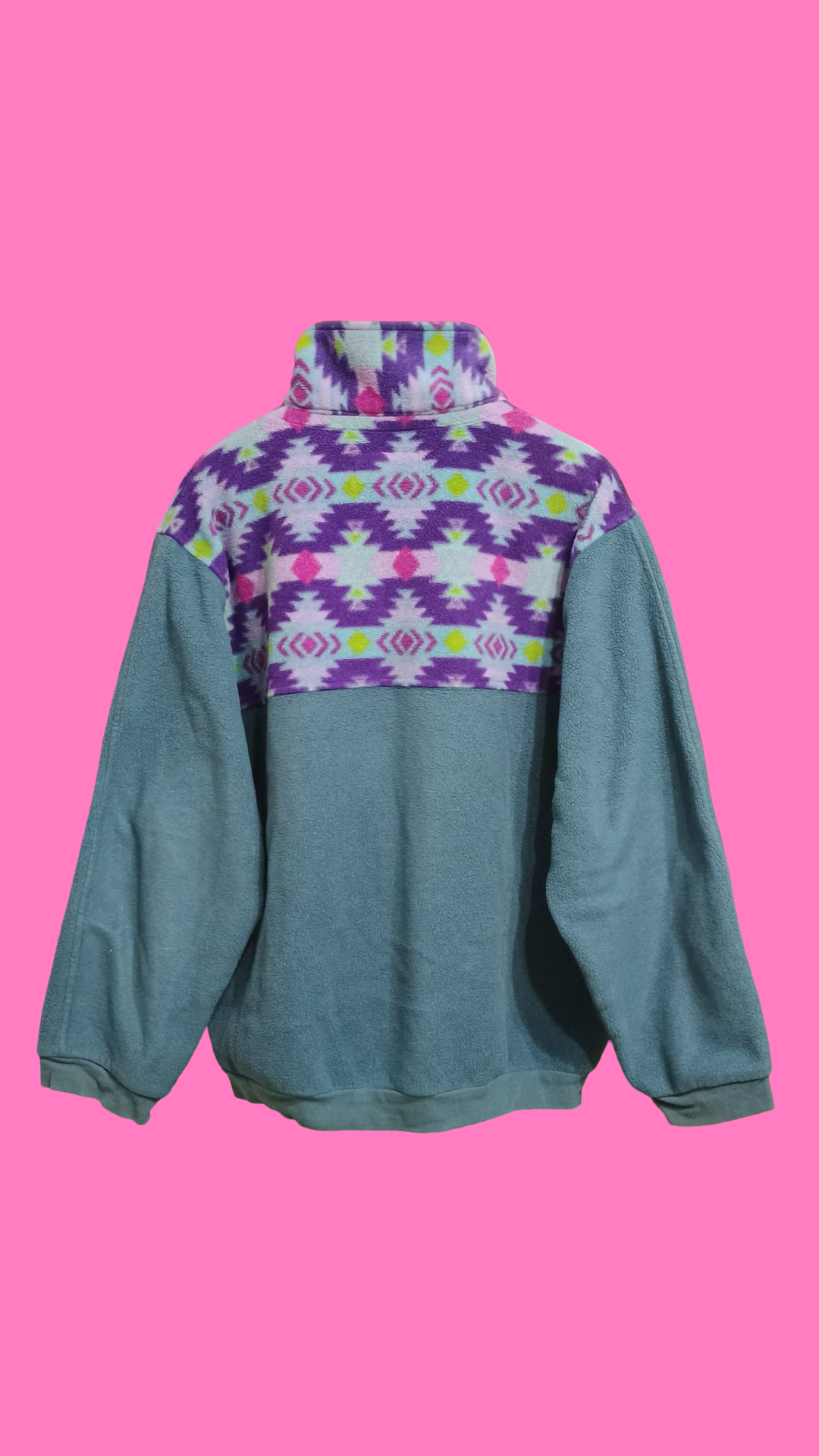 Vintage Multicolor Fantasy 90's Aesse Fleece Unisex Size L