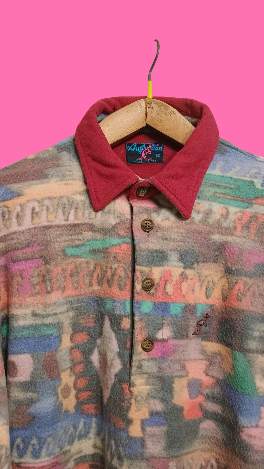 Vintage Multicolor Fantasy 90's Pile Sweatshirt Unisex Size L