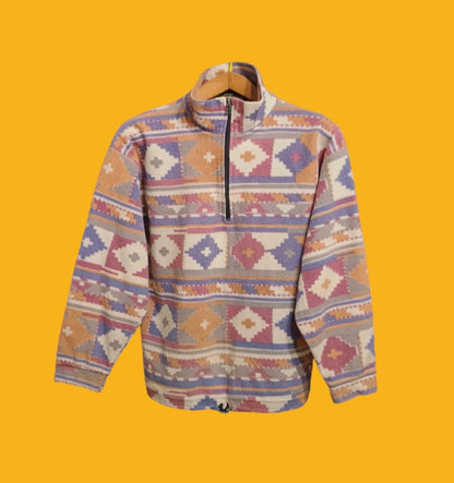 Pile Vintage Multicolor A Fantasia Anni 90 Unisex Size S