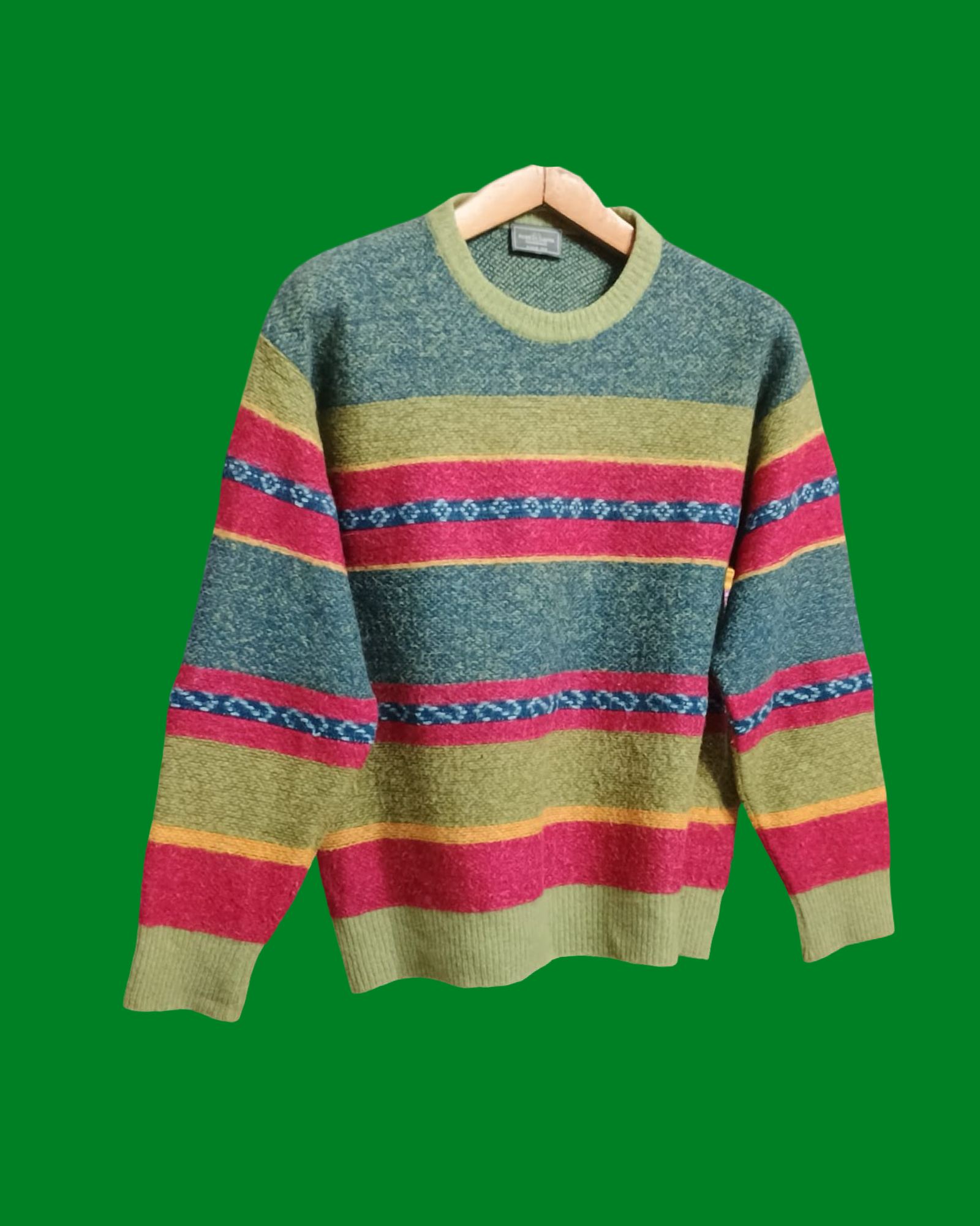 Vintage Multicolor Fantasy 90's Sweater Unisex Size S