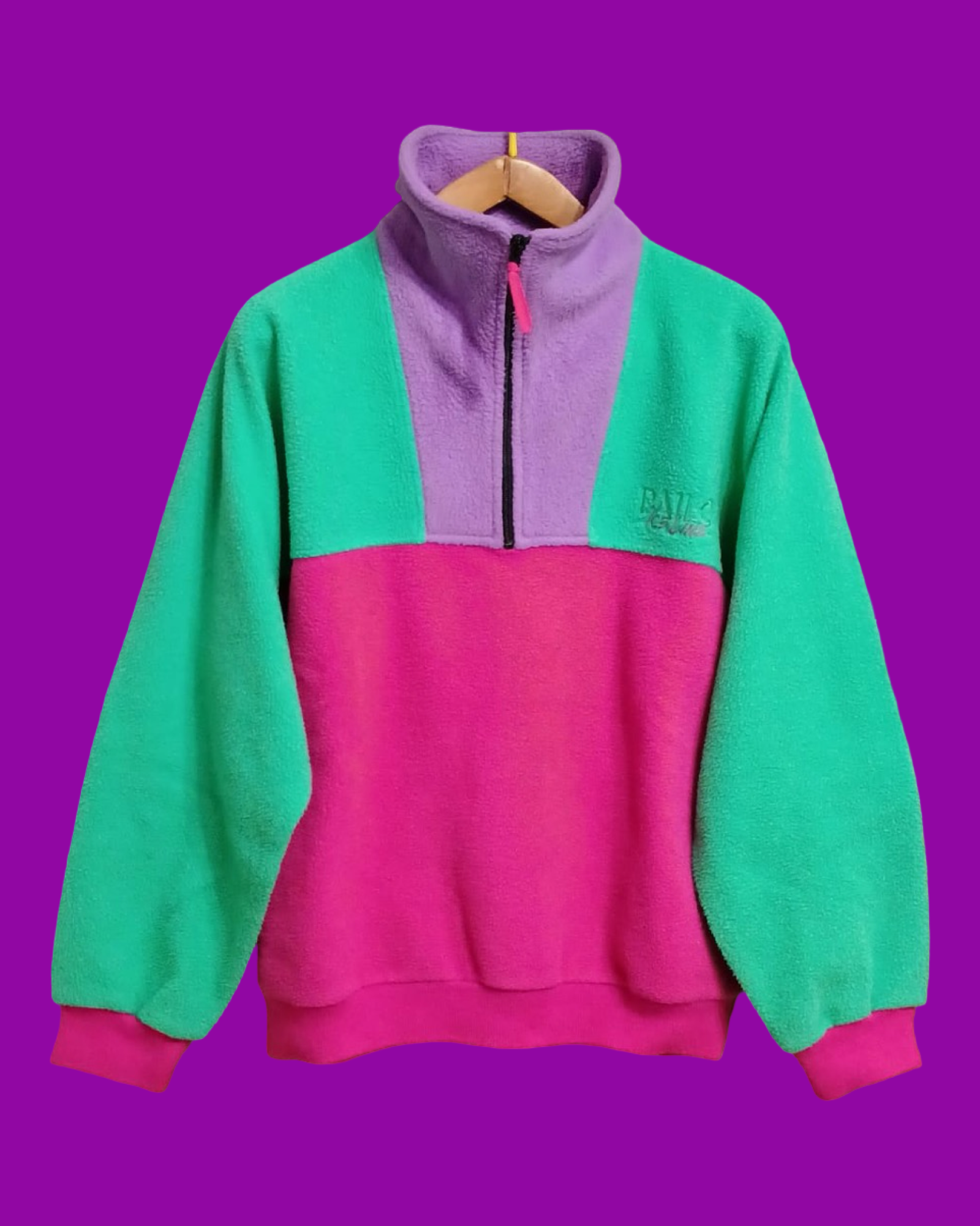 Vintage Multicolor Fantasy 90's Fleece Unisex Size L