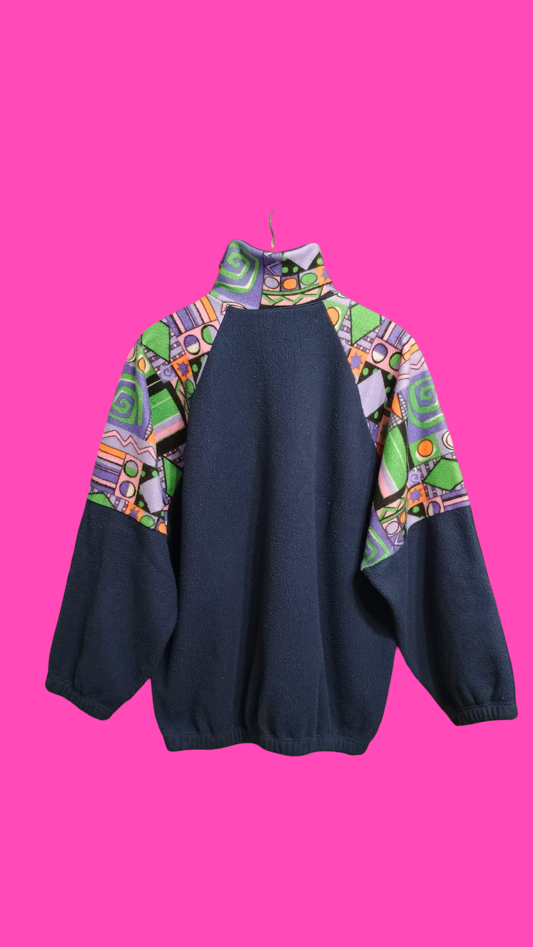Vintage Multicolor Fantasy 90's Fleece Unisex Size L