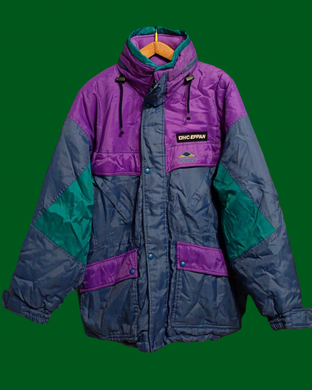Vintage Multicolor Fantasy 90's Rare Snow Jacket Unisex Size XL