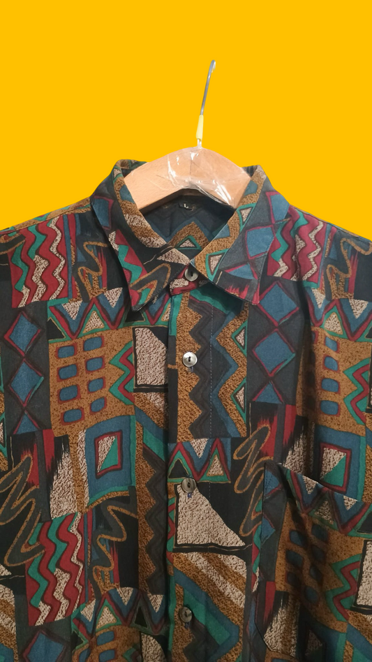 Vintage Multicolor Fantasy 90's Shirt Unisex Size L