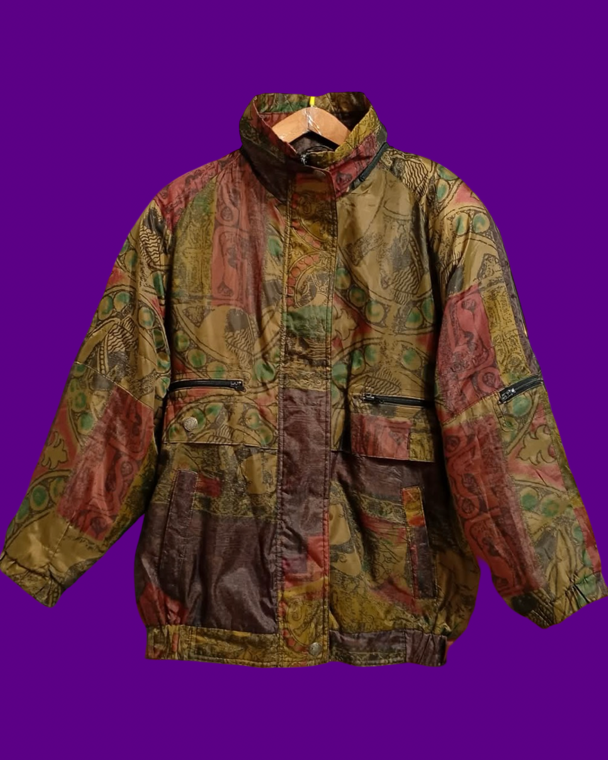 Vintage Multicolor Fantasy 90's Rare Jacket Unisex Size XL