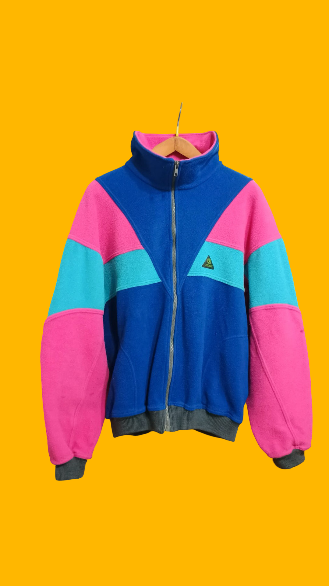 Sweatshirt Vintage Multicolor A Fantasia Anni 90 Unisex Size L