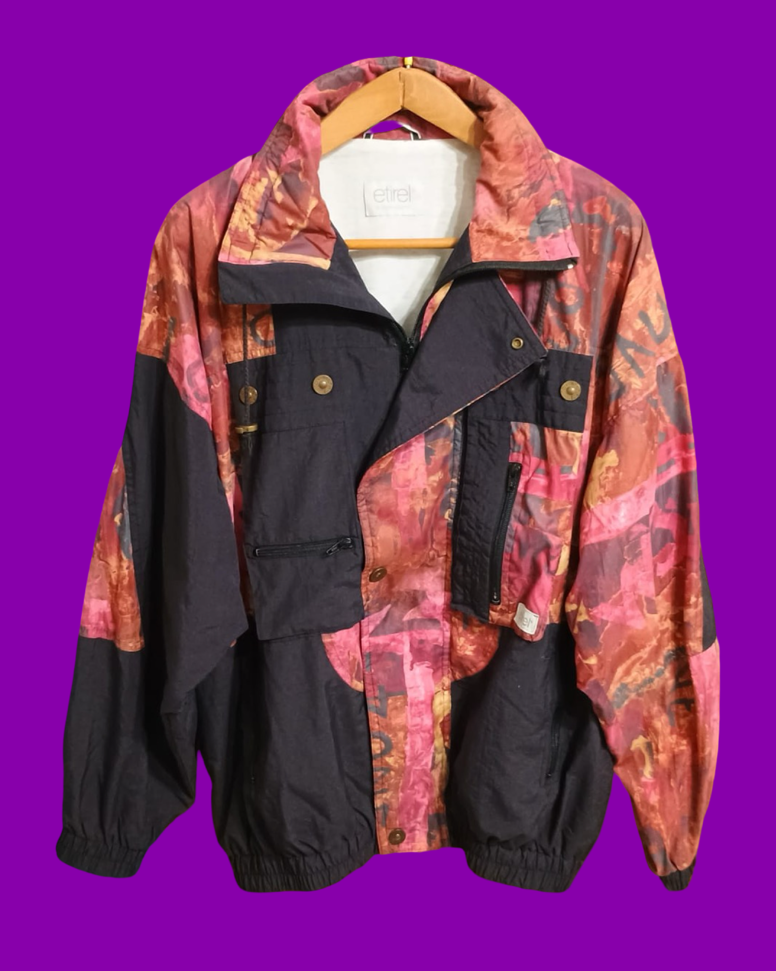 Vintage Multicolor Fantasy 90's Jacket Unisex Size L