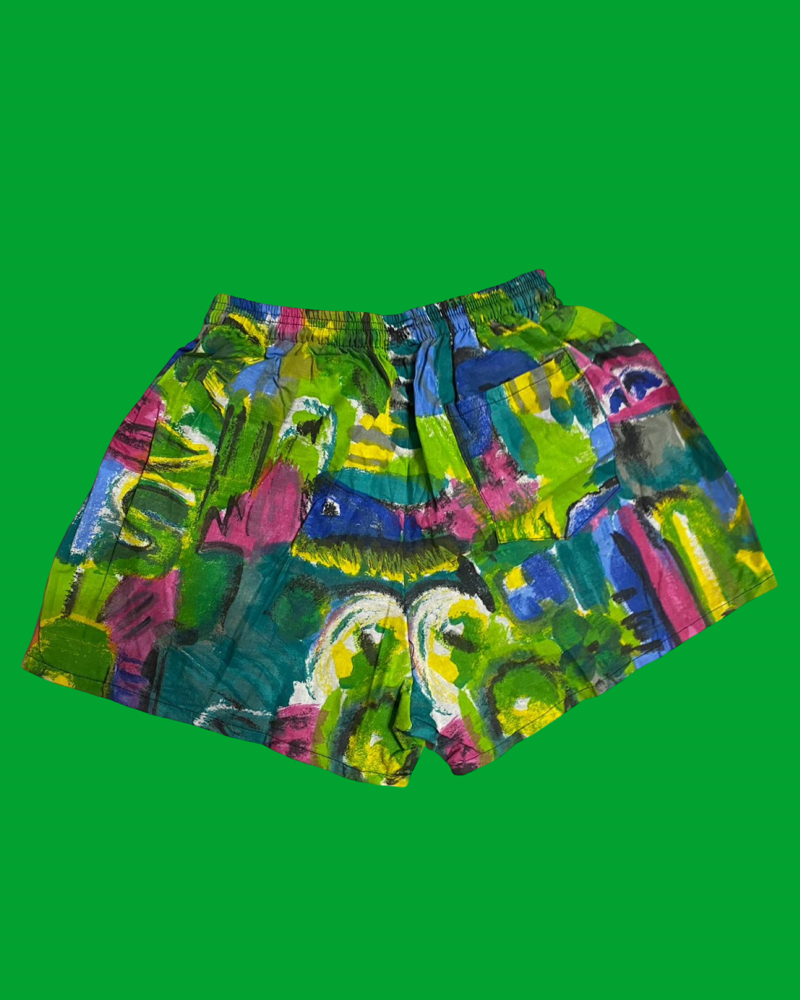 Vintage Multicolor Fantasy 90's Swimming Suit Unisex Size M