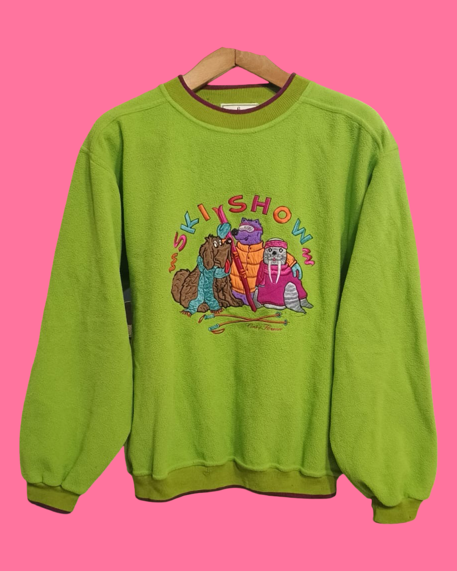 Vintage Multicolor Fantasy 90's Sweatshirt Unisex Size L