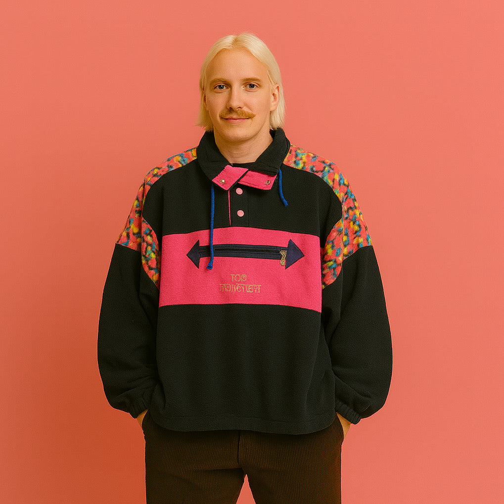 Vintage Multicolor Fantasy 90's Sweatshirt Unisex Size L