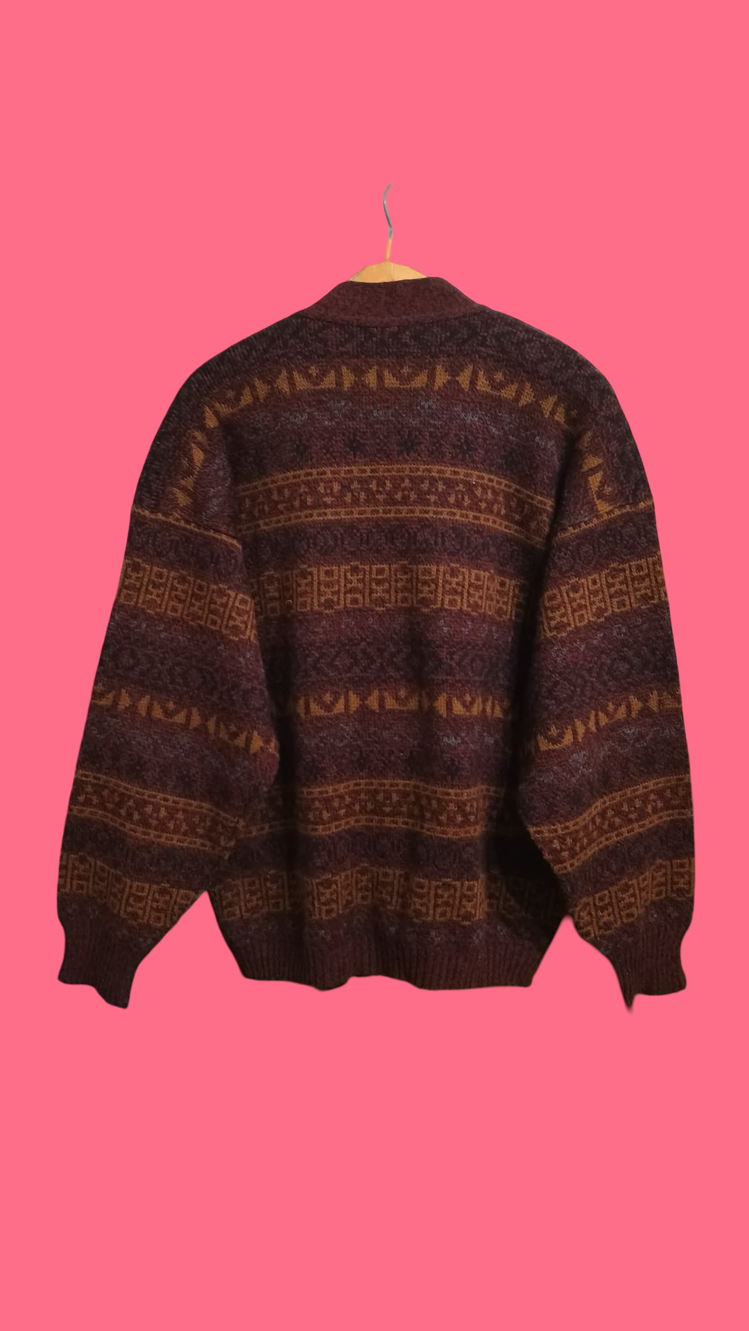 Vintage Multicolor Fantasy 90's Sweater Unisex Size L