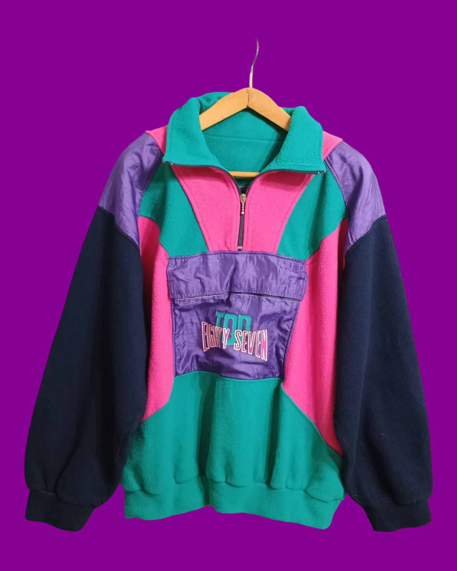 Vintage Multicolor Fantasy 90's Fleece Unisex Size XL