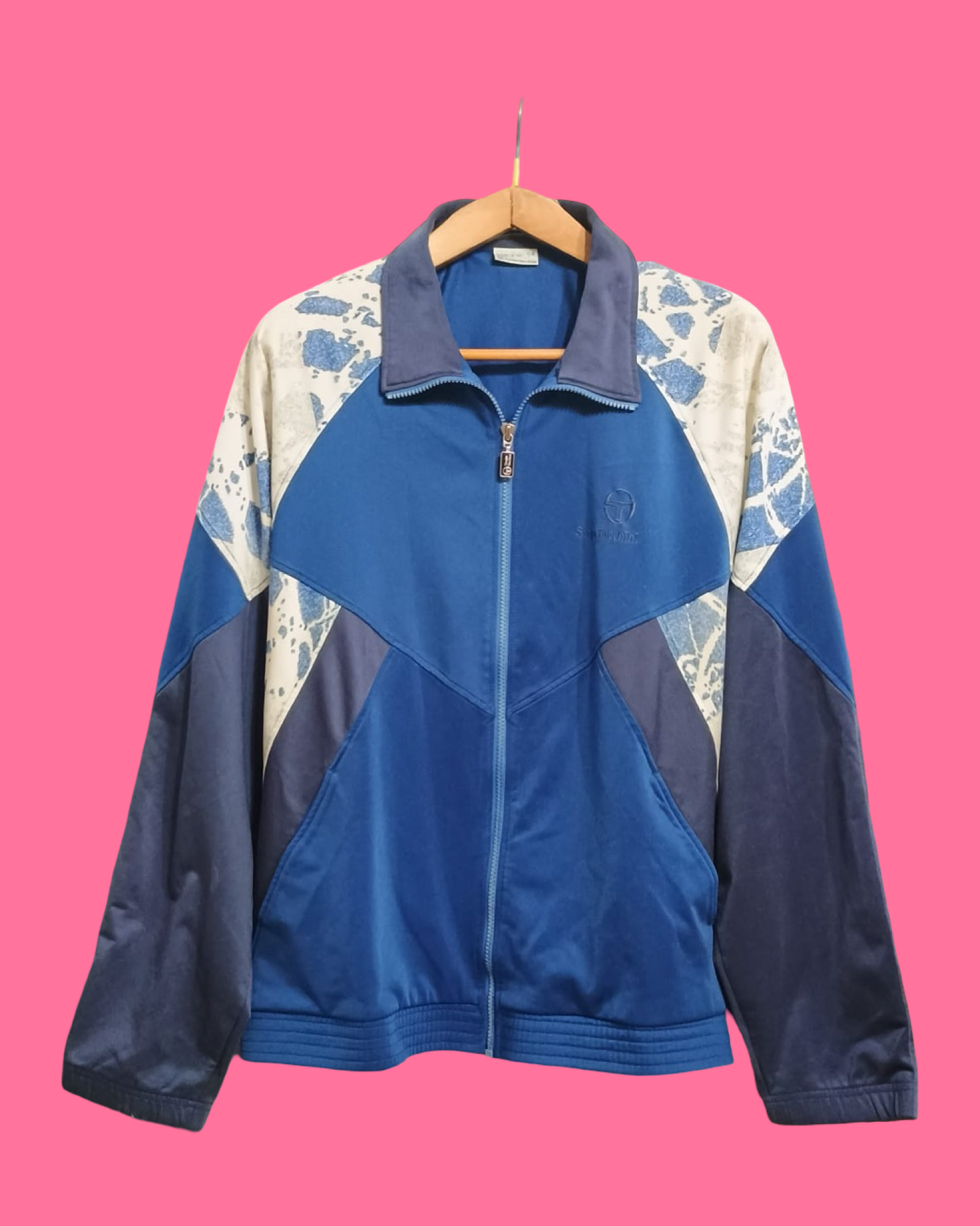 Vintage Multicolor Fantasy 90's Sergio Tacchini Sweatshirt Unisex Size L