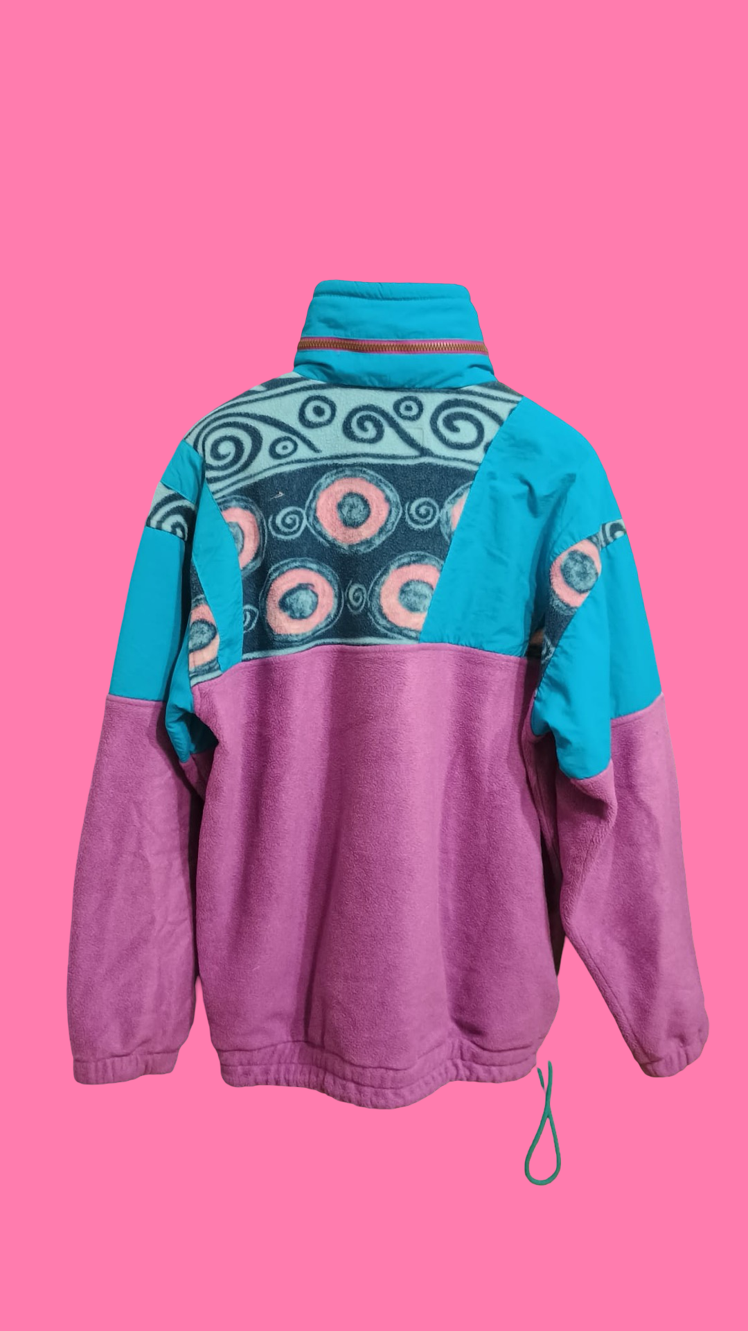 Vintage Multicolor Fantasy 90's Sweatshirt Jacket Unisex Size XL