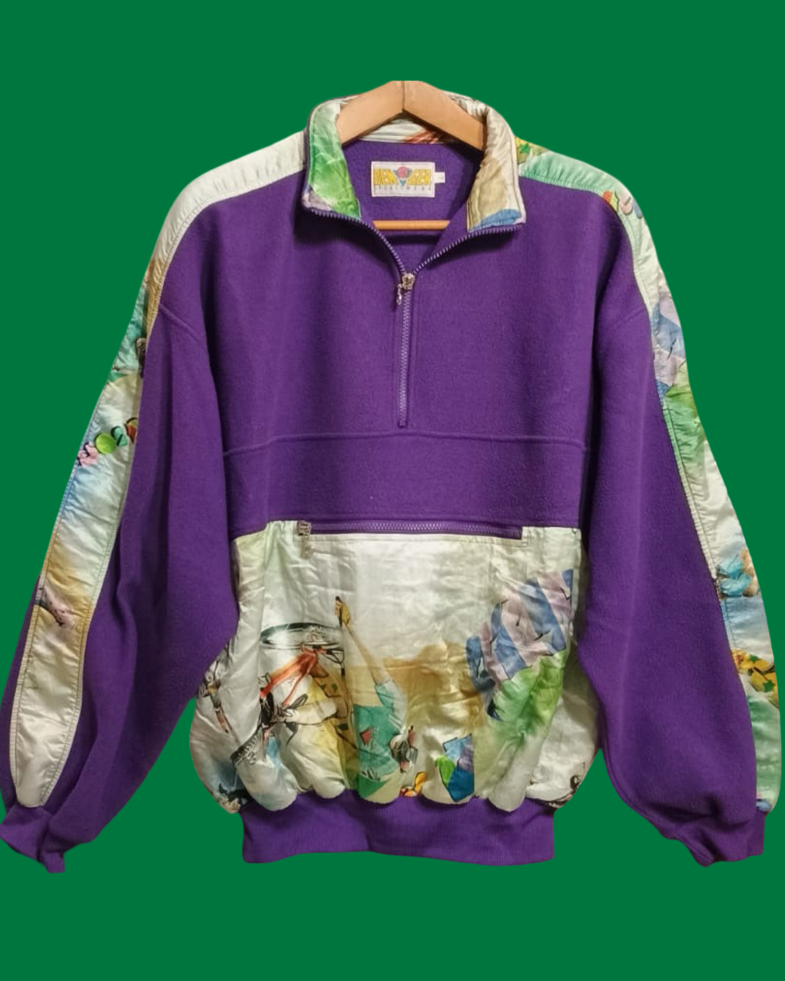Vintage Multicolor Fantasy 90's Sweatshirt Unisex Size L