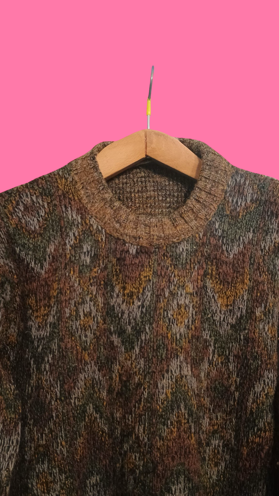 Vintage Multicolor Fantasy 90's Sweater Unisex Size XL