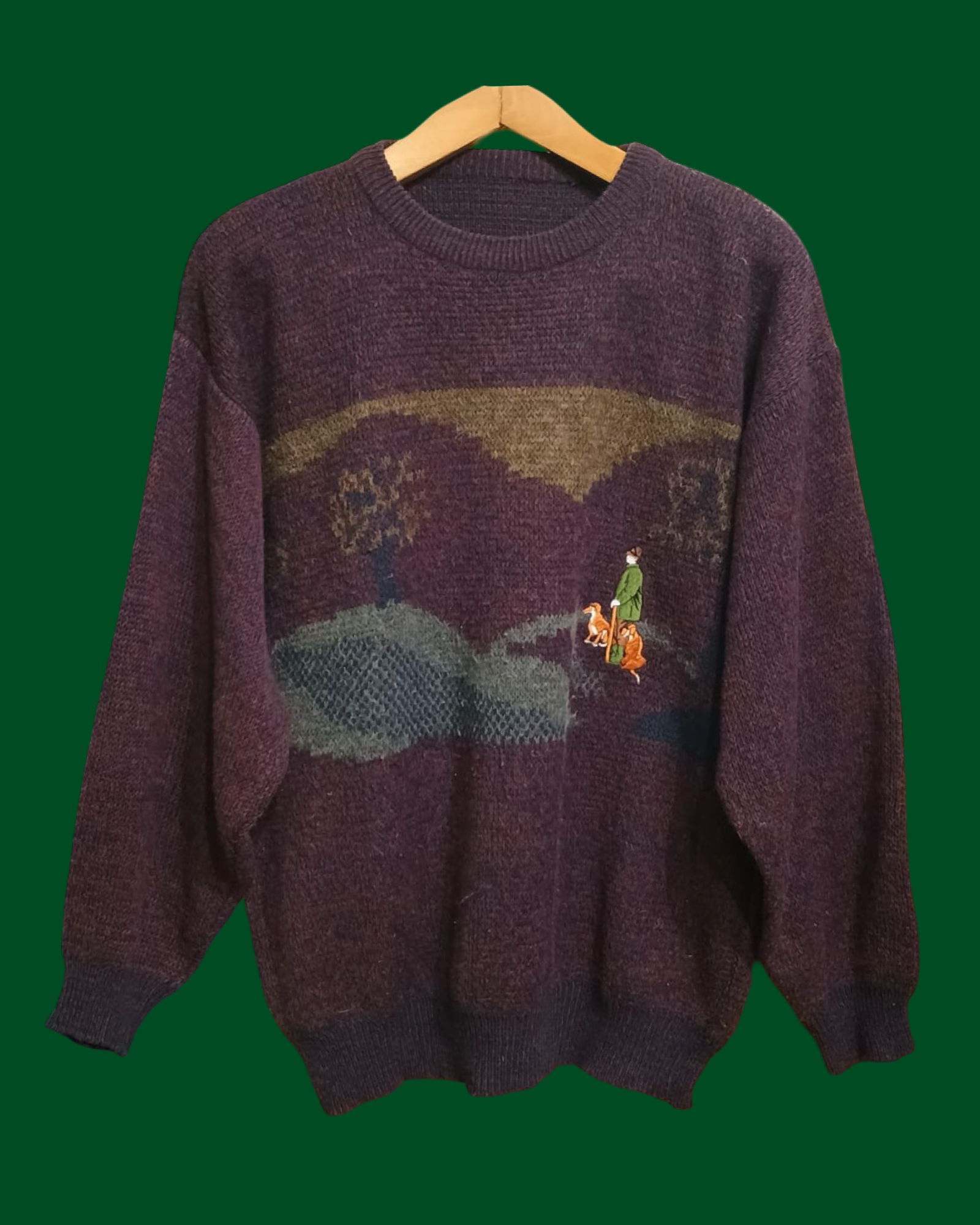 Vintage Multicolor Fantasy 90's Sweater Unisex Size XL