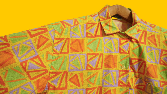 Vintage Multicolor Fantasy Shirt Woman Size S