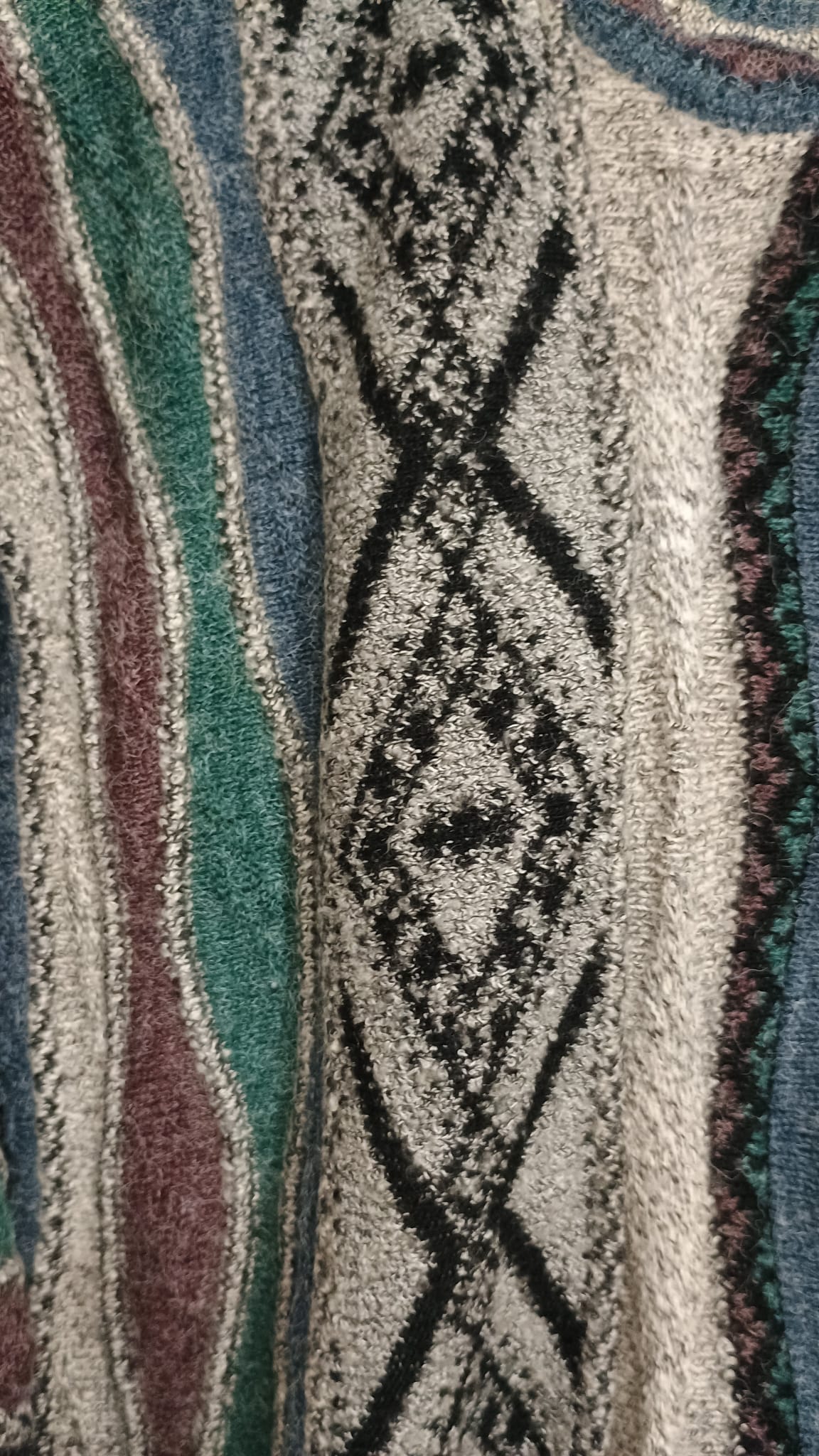 Vintage Multicolor Fantasy 90's Sweater Unisex Size M