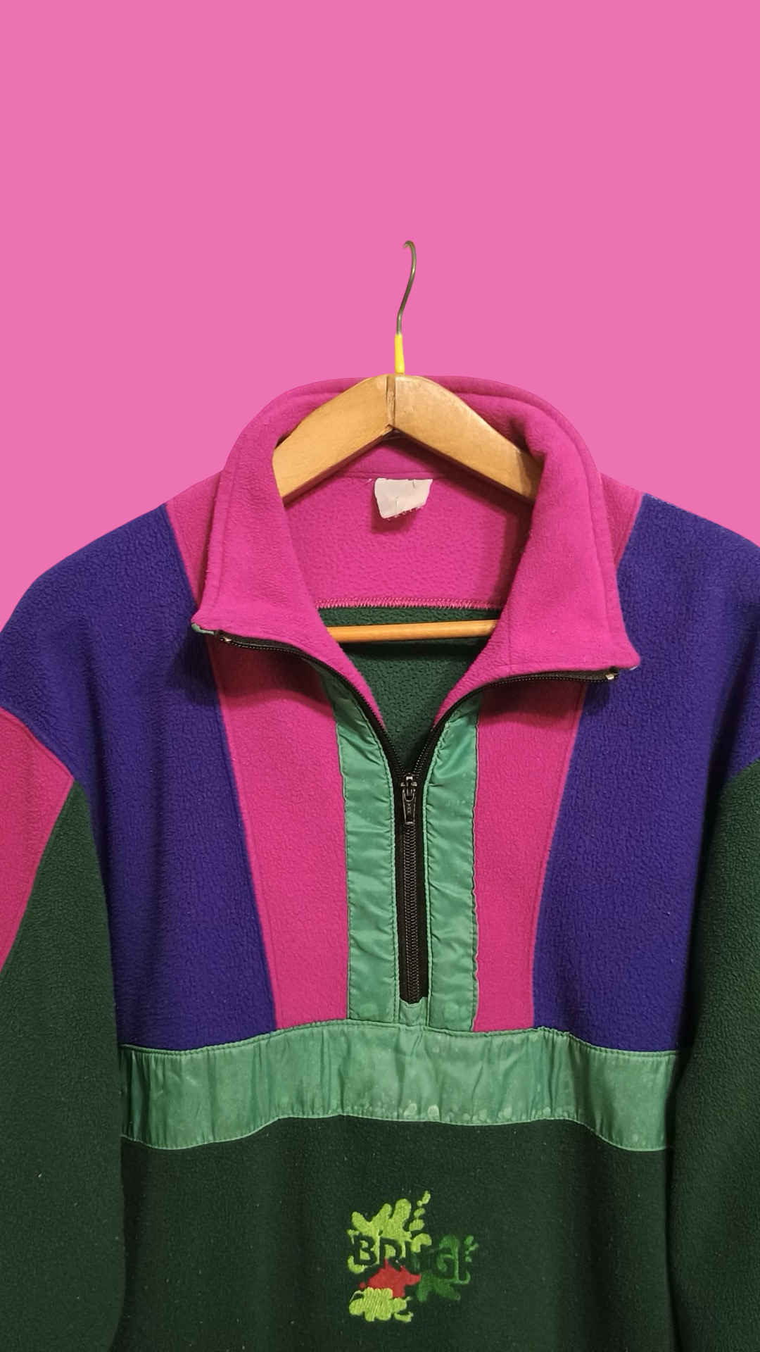 Vintage Multicolor Fantasy 90's Fleece Unisex Size L