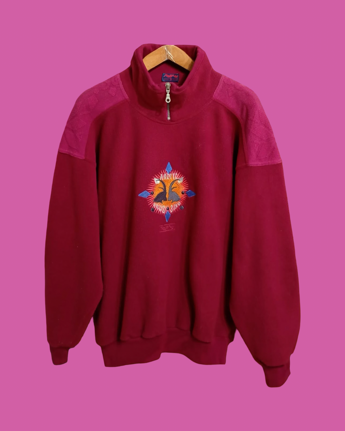 Vintage Multicolor Fantasy 90's Fleece Unisex Size L