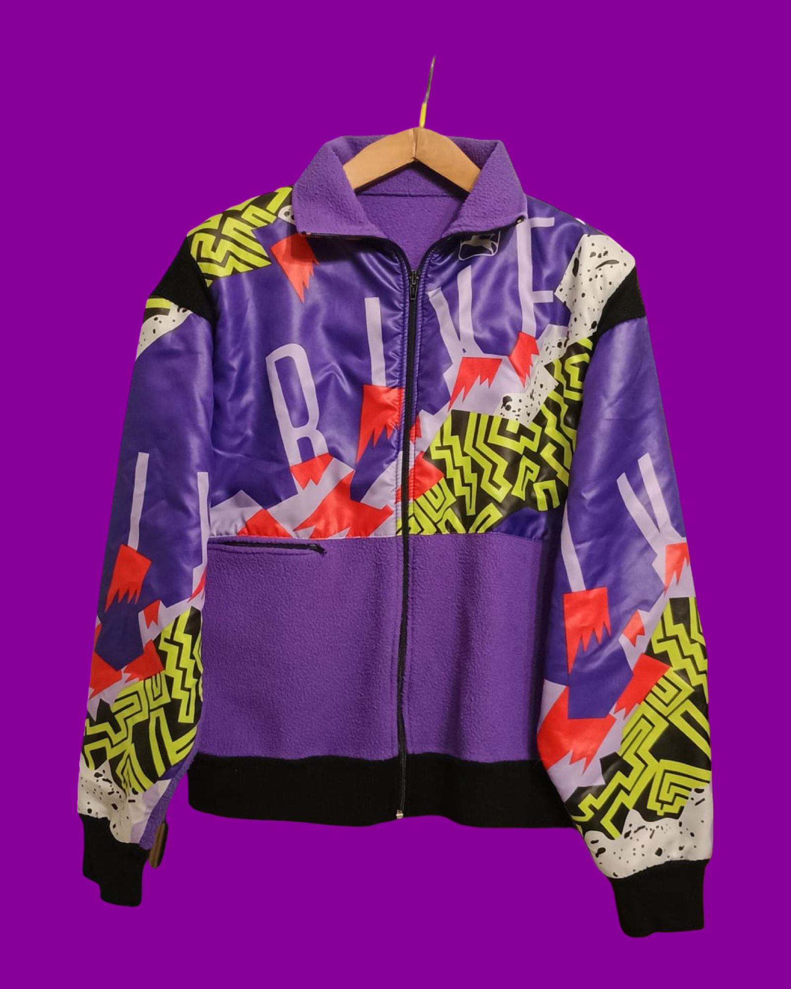 Vintage Multicolor Fantasy 90's Fleece Unisex Size M