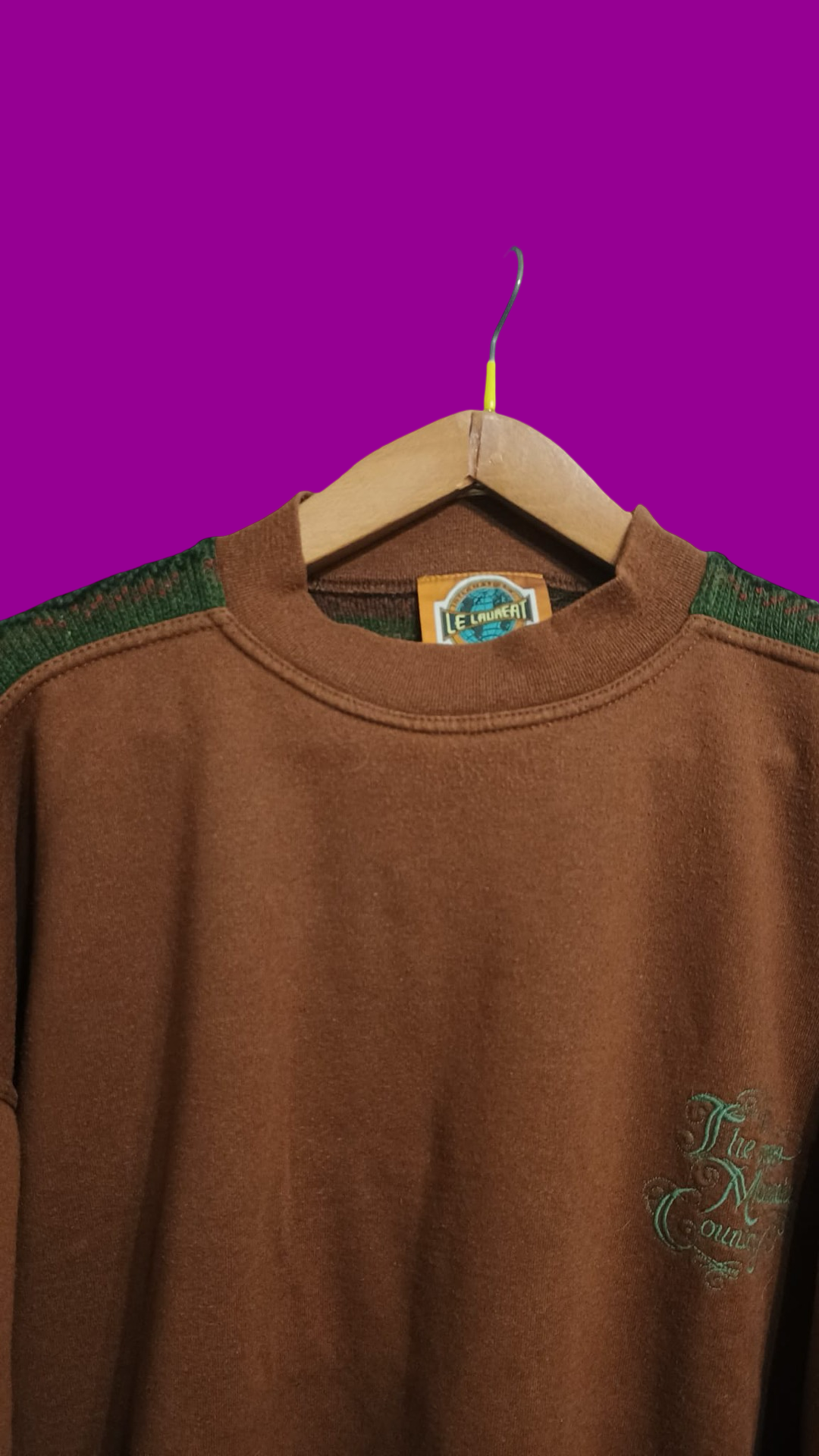 Vintage Multicolor Fantasy 90's Sweatshirt Unisex Size L