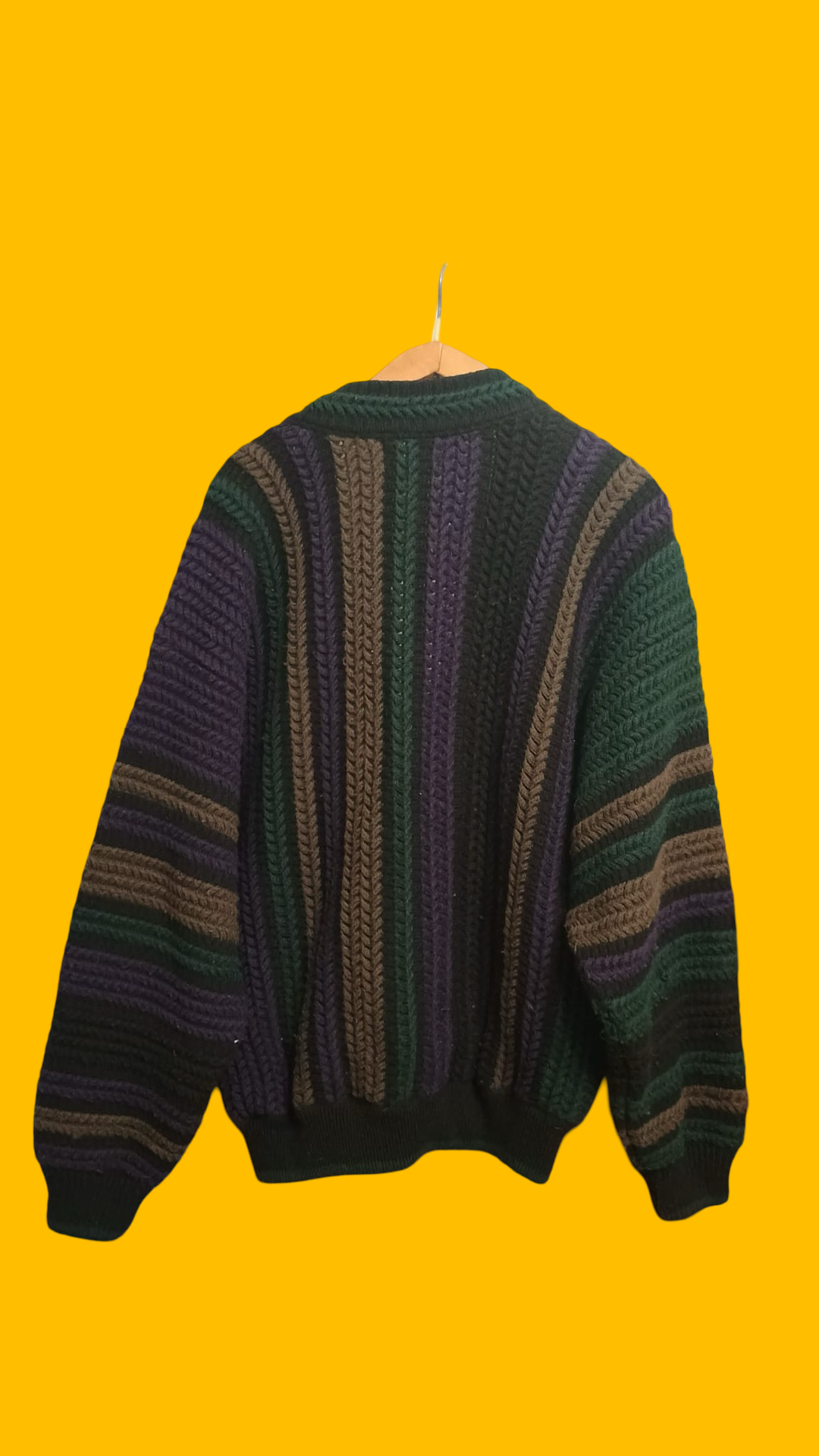 Vintage Multicolor Fantasy 90's Cardigan Unisex Size L