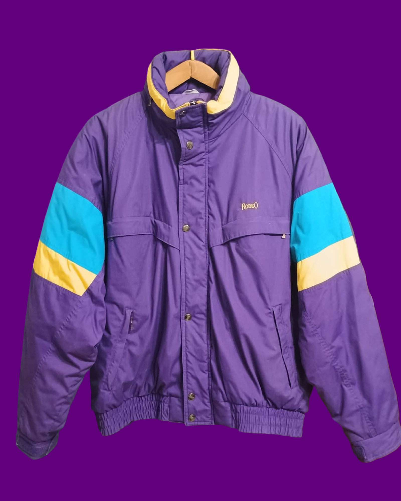 Vintage Multicolor Fantasy 90's Snow Jacket Unisex Size M