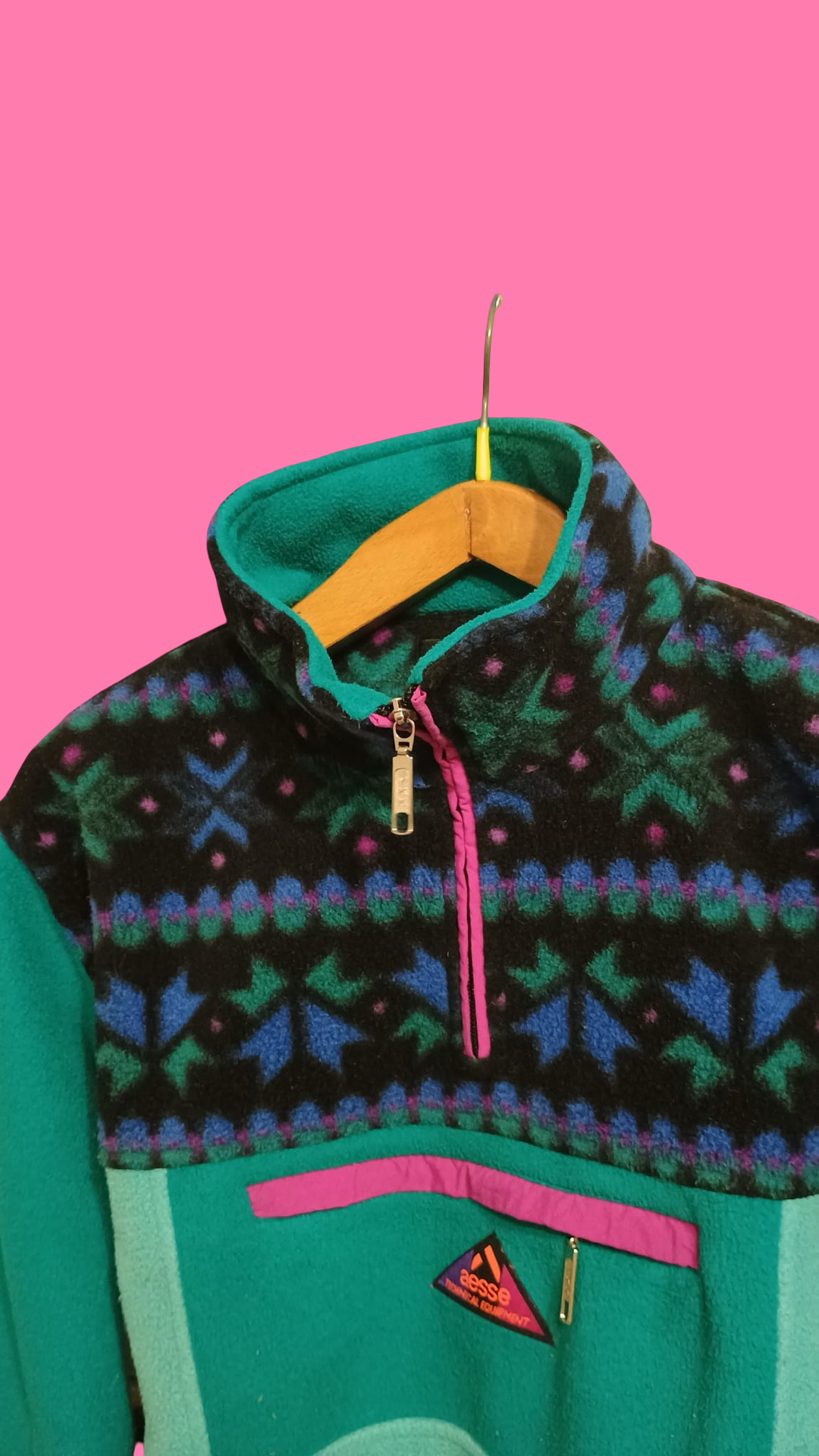 Vintage Multicolor Aesse Fantasy 90's Sweatshirt Unisex Size L