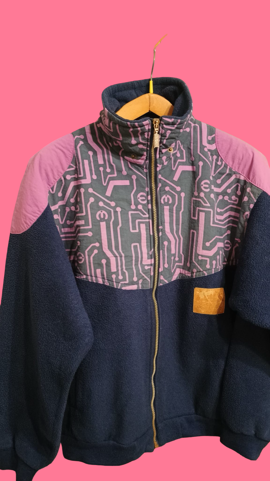 Vintage Multicolor Fantasy 90's Sweatshirt Jacket Unisex Size M