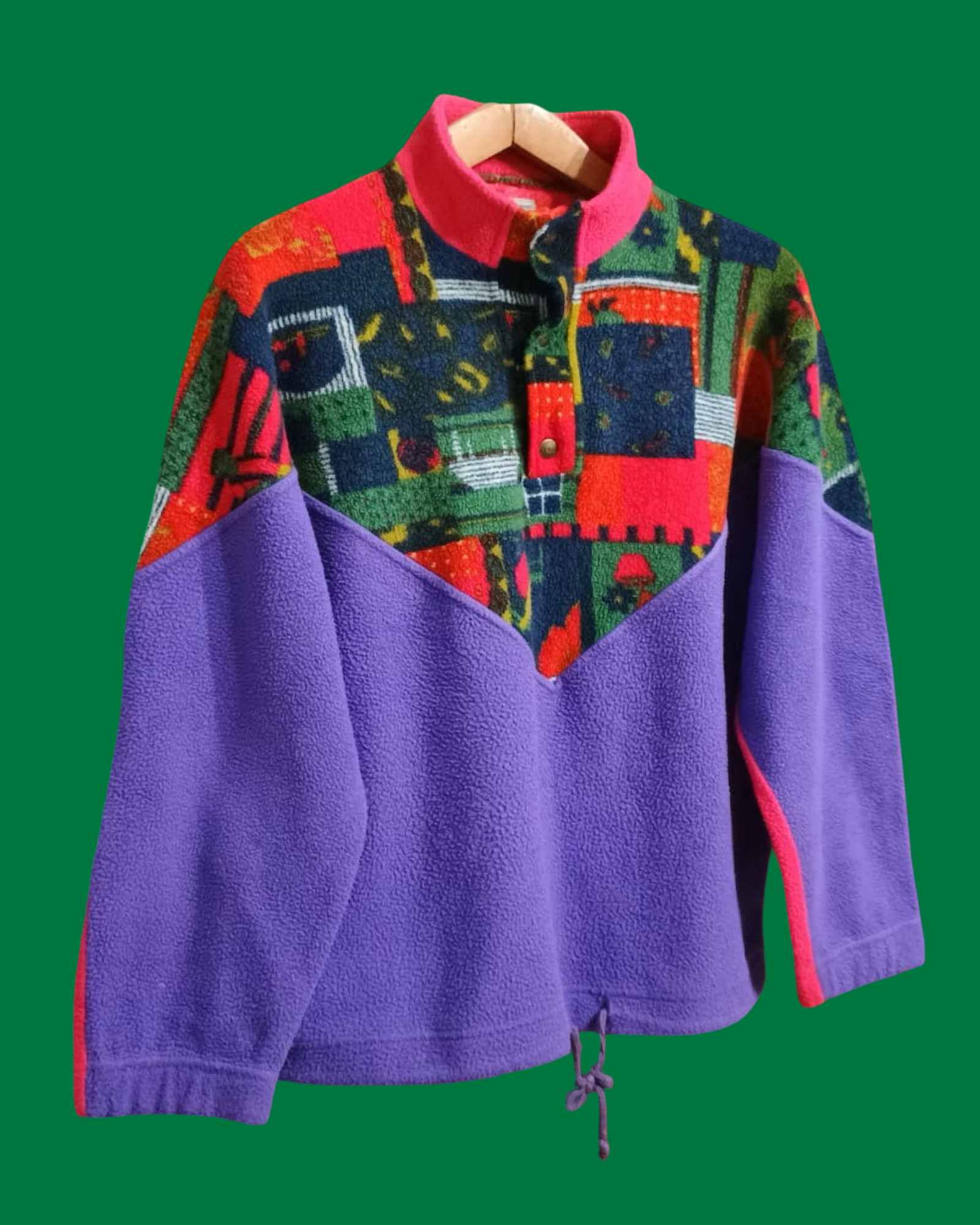 Vintage Multicolor Fantasy 90's Sweatshirt Unisex Size S