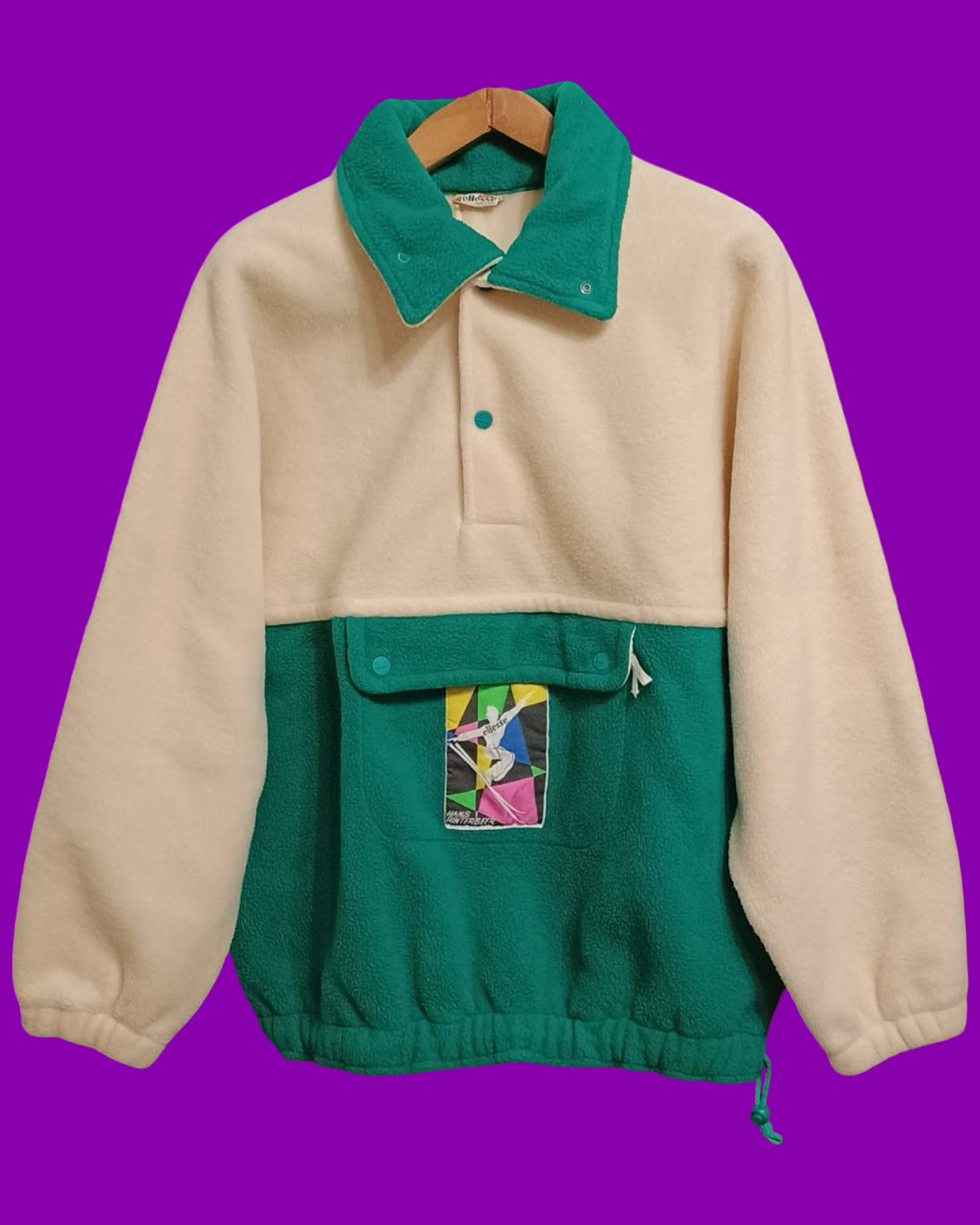 Vintage Multicolor Fantasy 90's Ellesse Fleece Unisex Size L