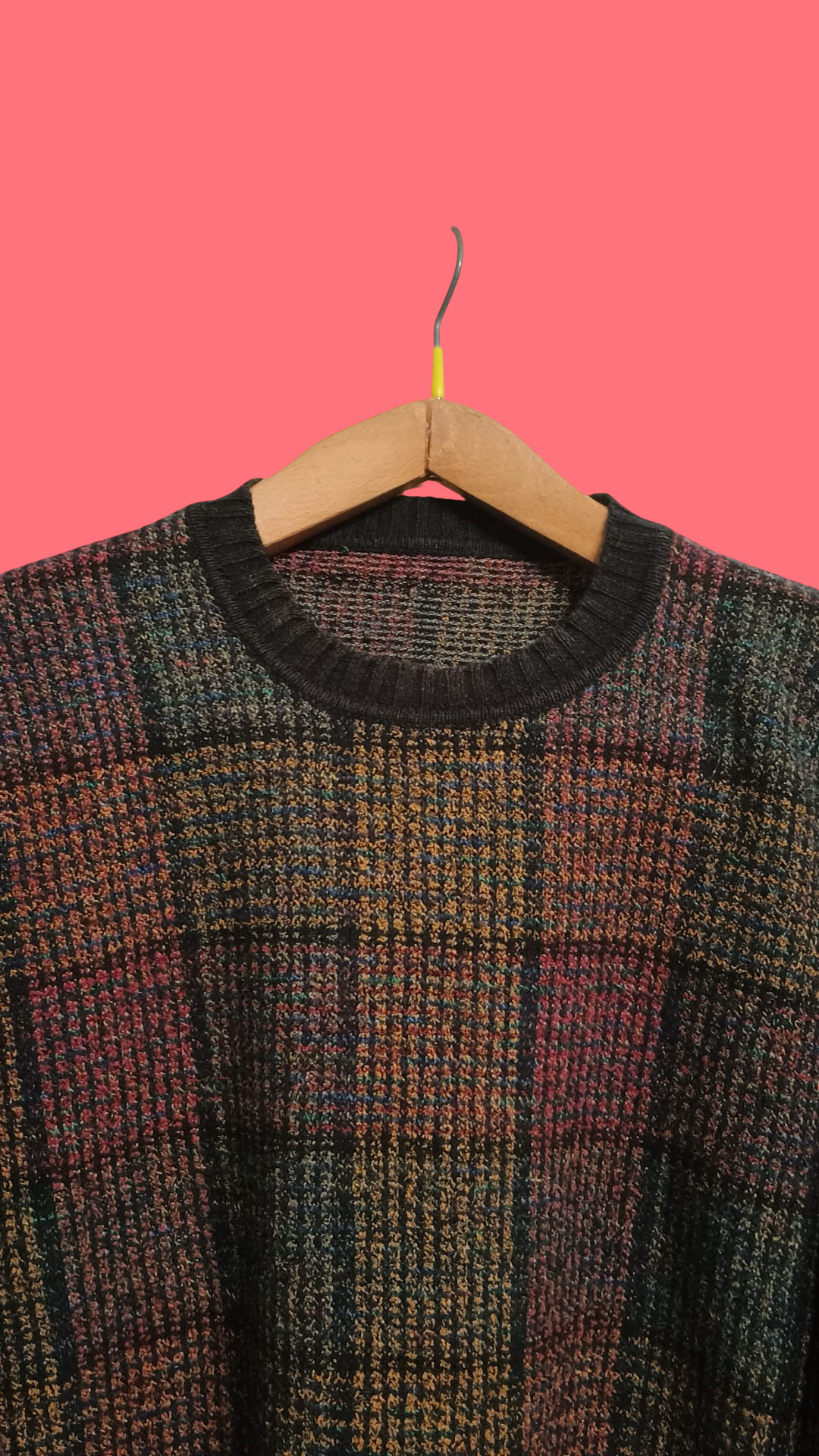Vintage Multicolor Fantasy 90's Sweater Unisex Size M