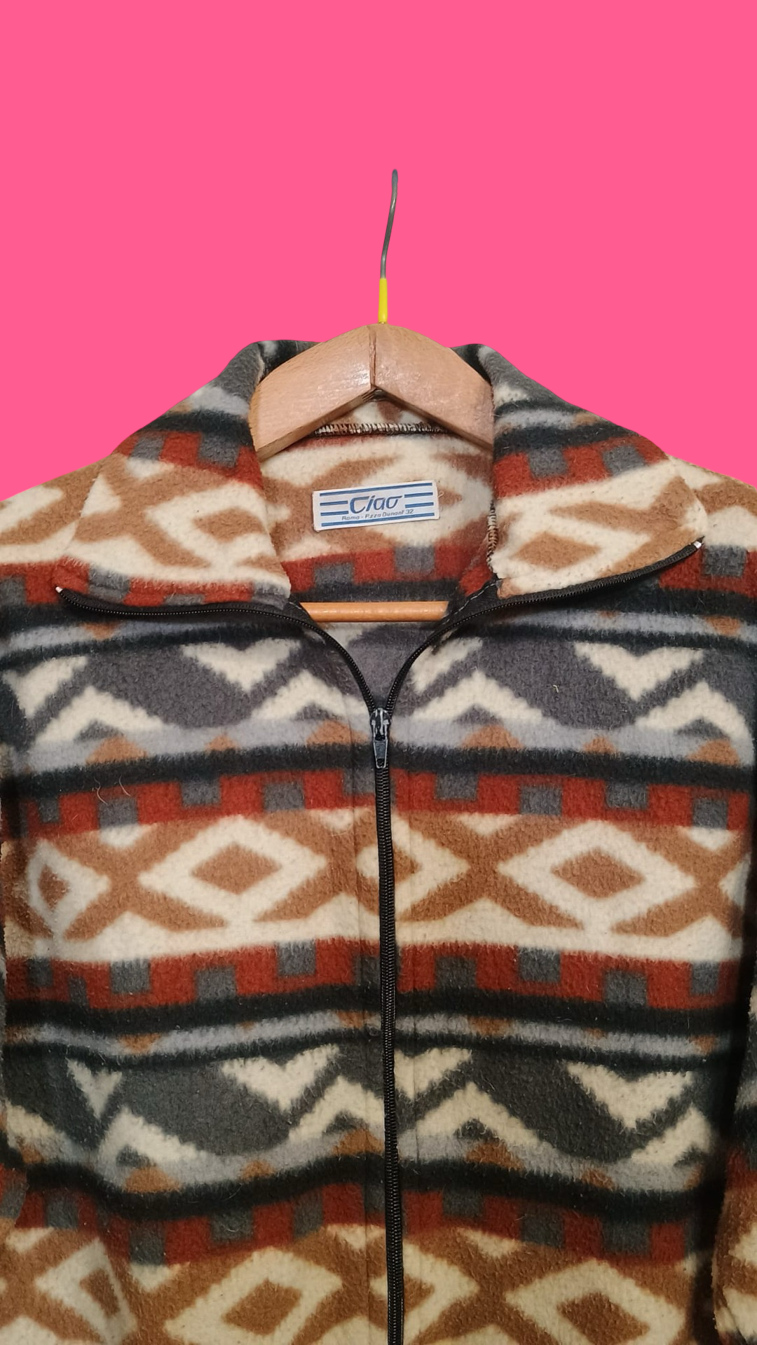 Vintage Multicolor Fantasy 90's Fleece Unisex Size M