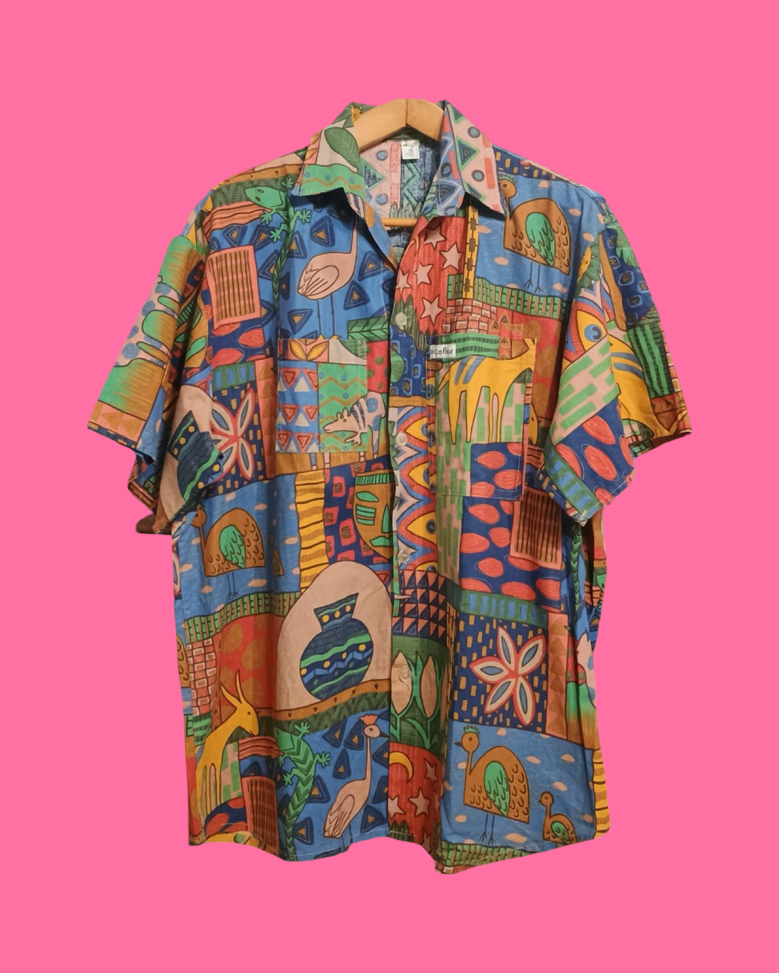Vintage Multicolor Fantasy 90's Shirt Unisex Size XL