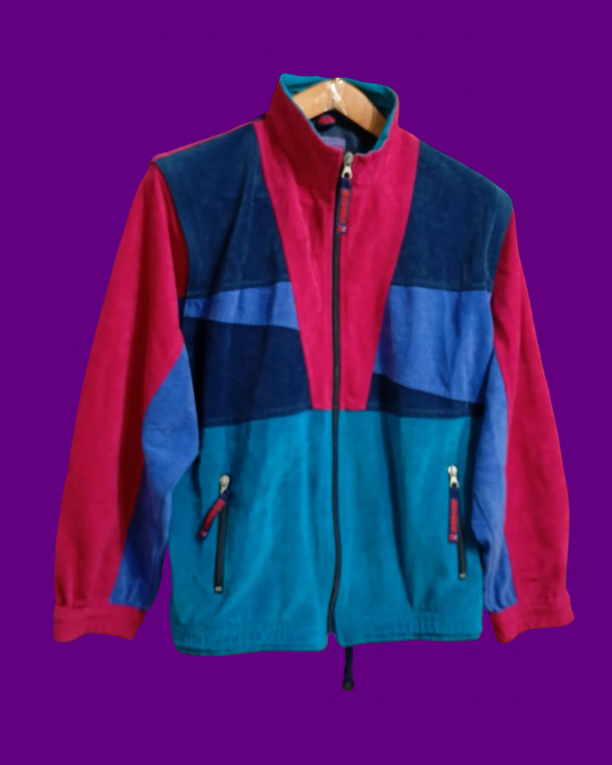 Vintage Multicolor Fantasy 90's Fleece Unisex Size M