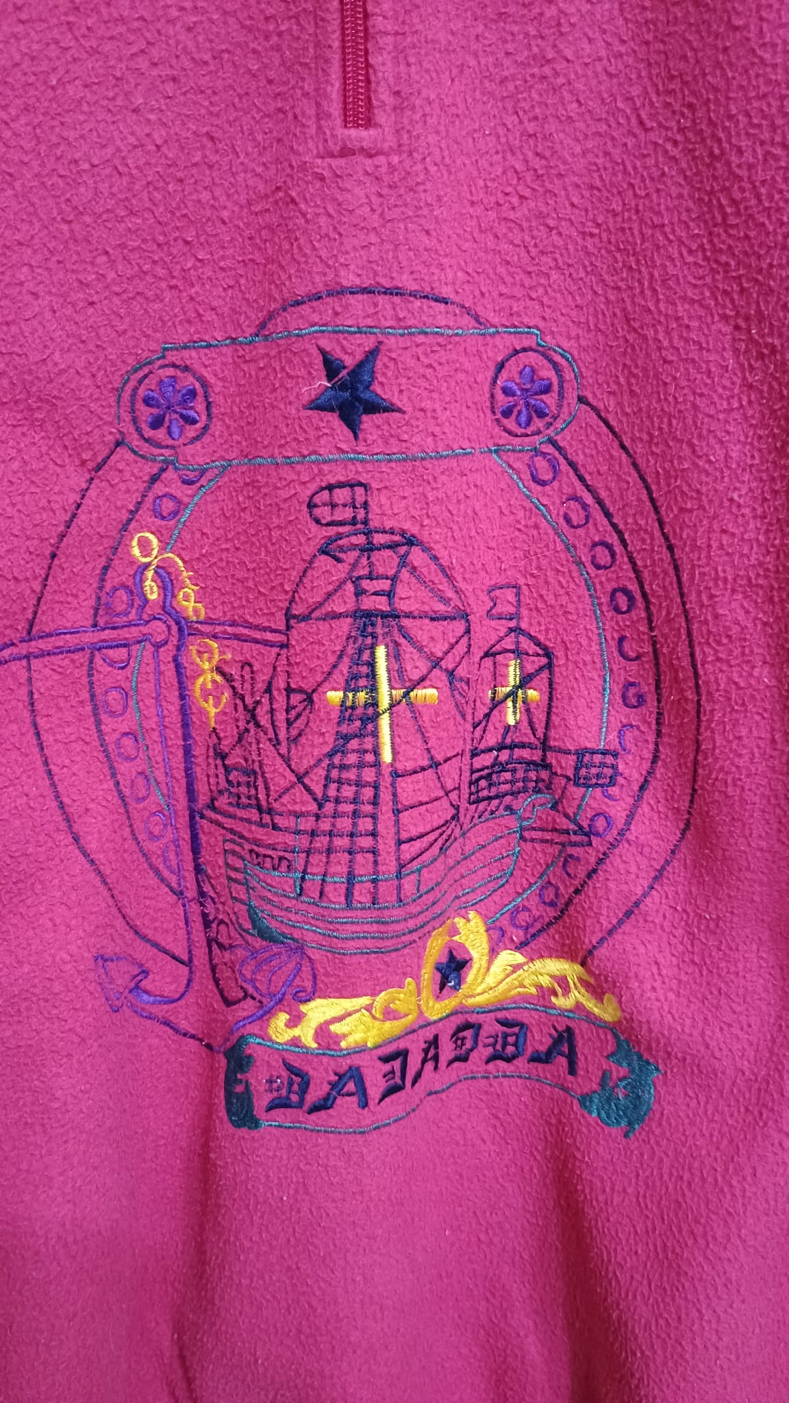 Vintage Multicolor Fantasy 90's Fleece Unisex Size L