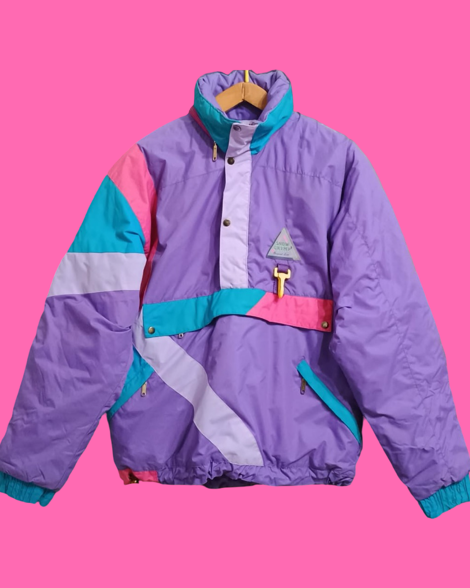 Vintage Multicolor Fantasy 90's Snow Jacket Unisex Size M