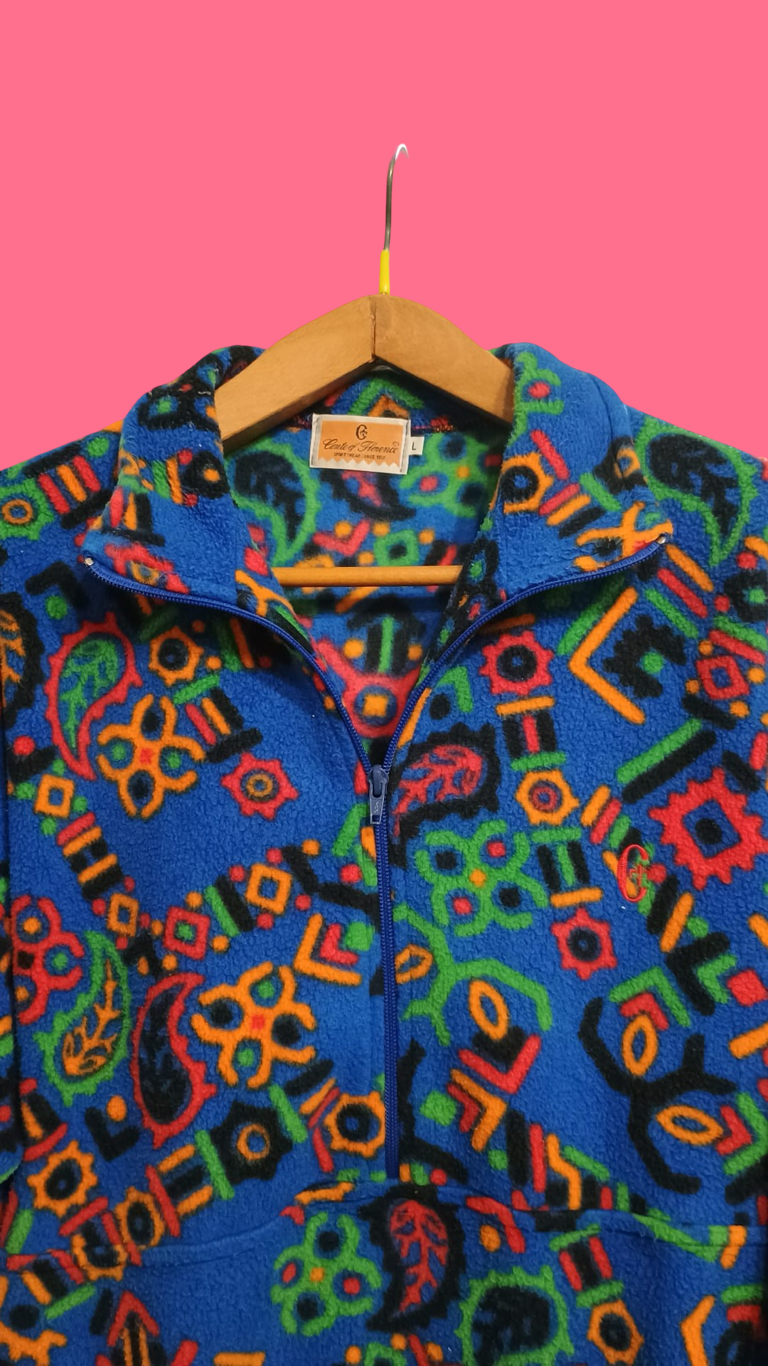 Vintage Multicolor Fantasy Conte of Florence 90's Sweatshirt Unisex Size L