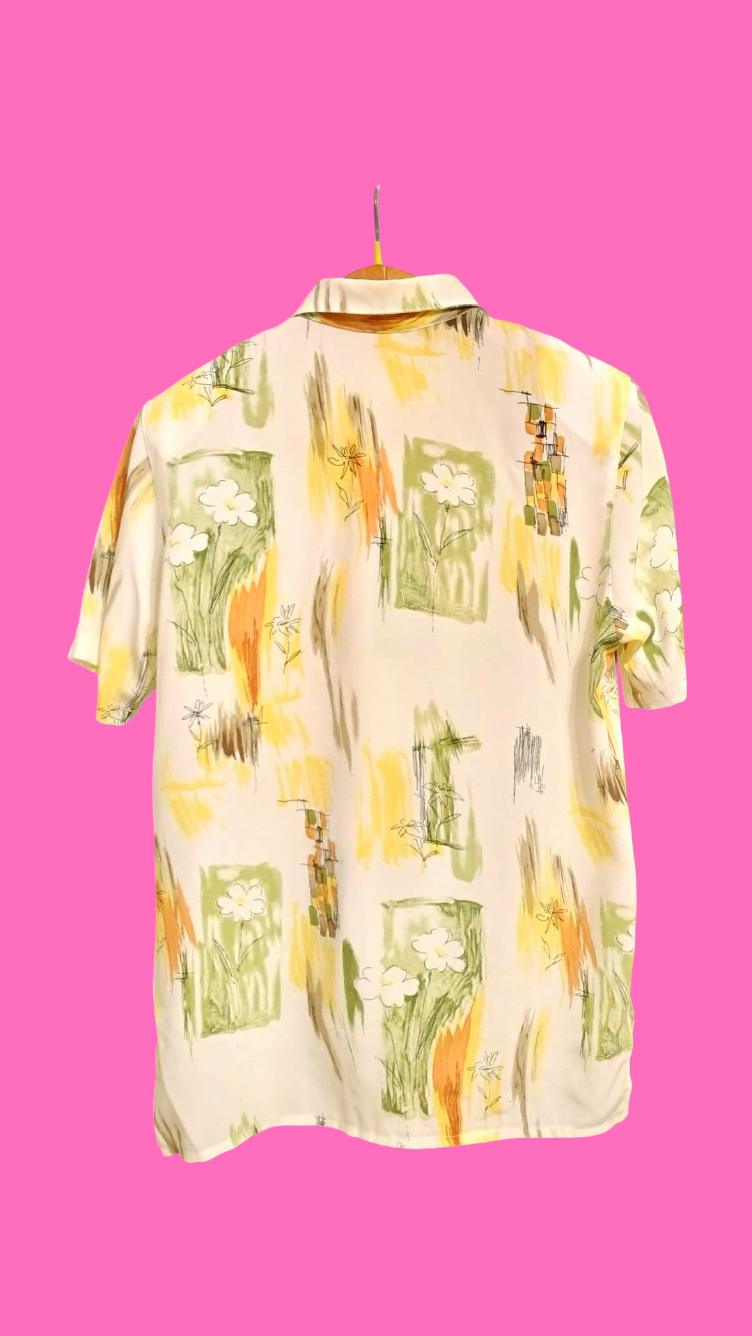 Vintage Multicolor Fantasy 90's Shirt Woman Size L