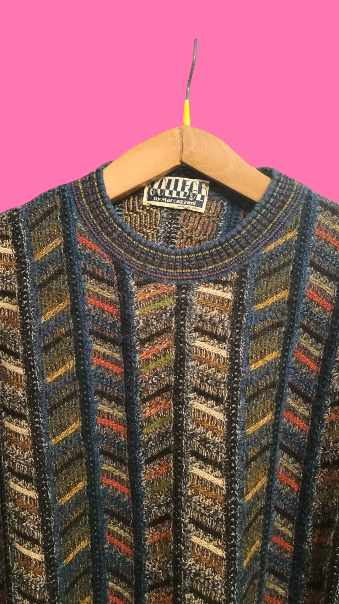 Vintage Multicolor Fantasy 90's Sweater Unisex Size M