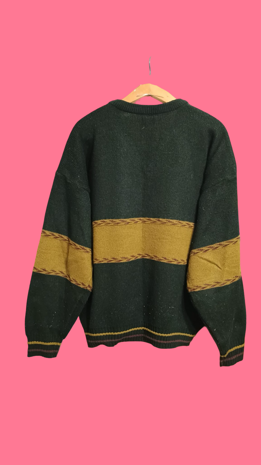 Vintage Multicolor Fantasy 90's Sweater Unisex Size L
