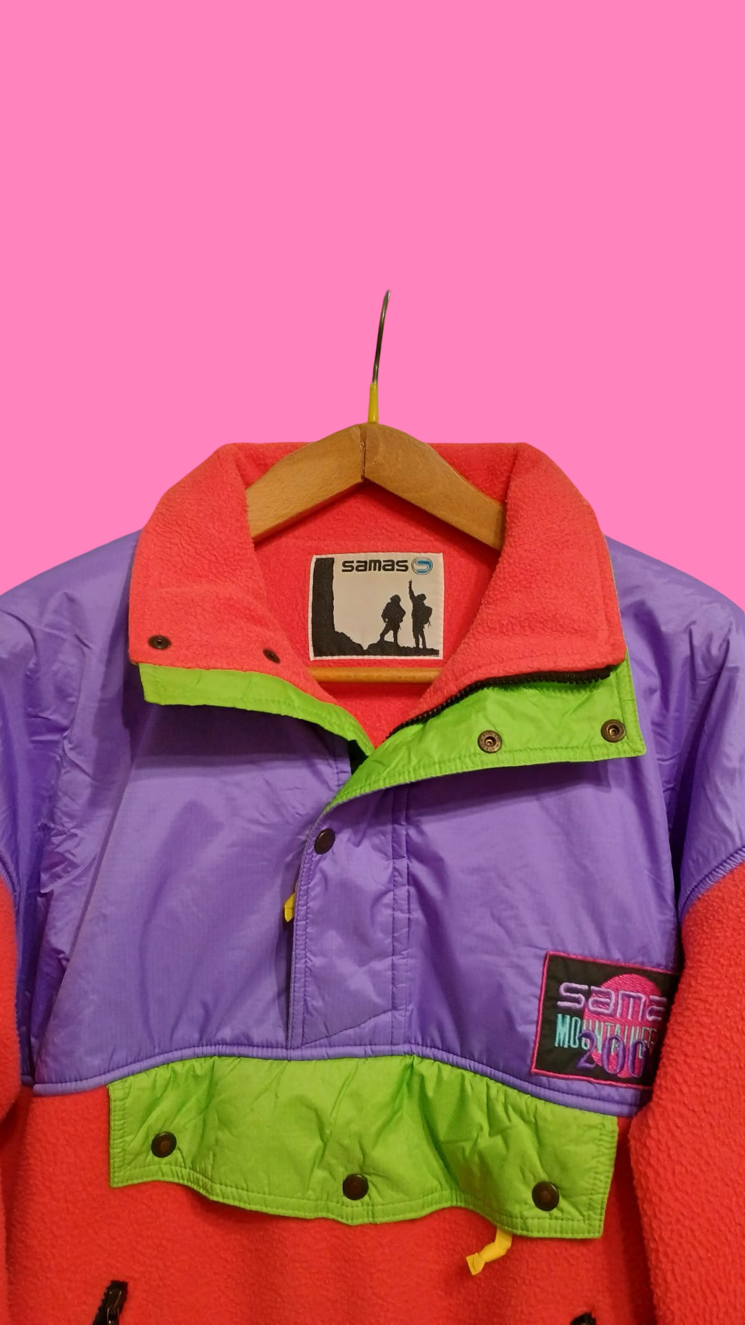 Vintage Multicolor Fantasy 90's Snow Jacket Unisex Size L