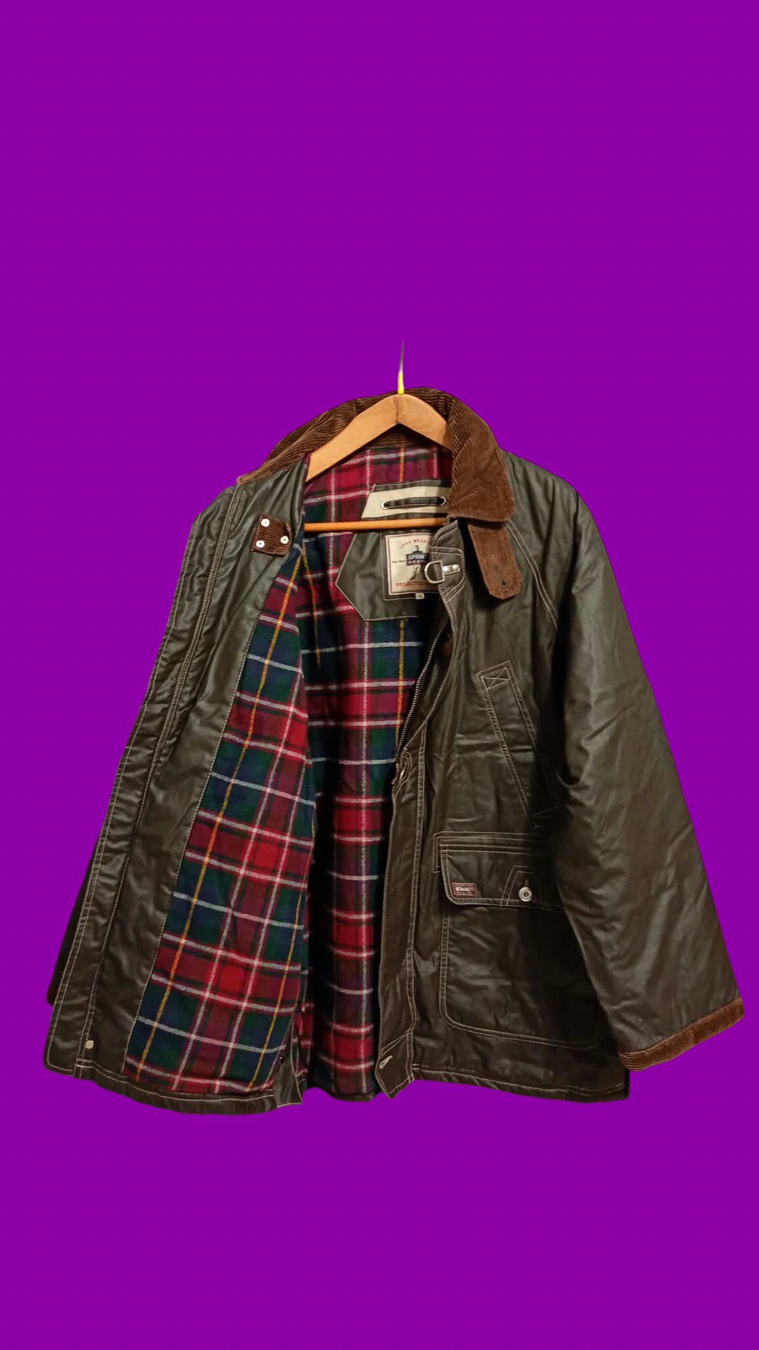 Vintage Brown 90's Jacket Unisex Size L