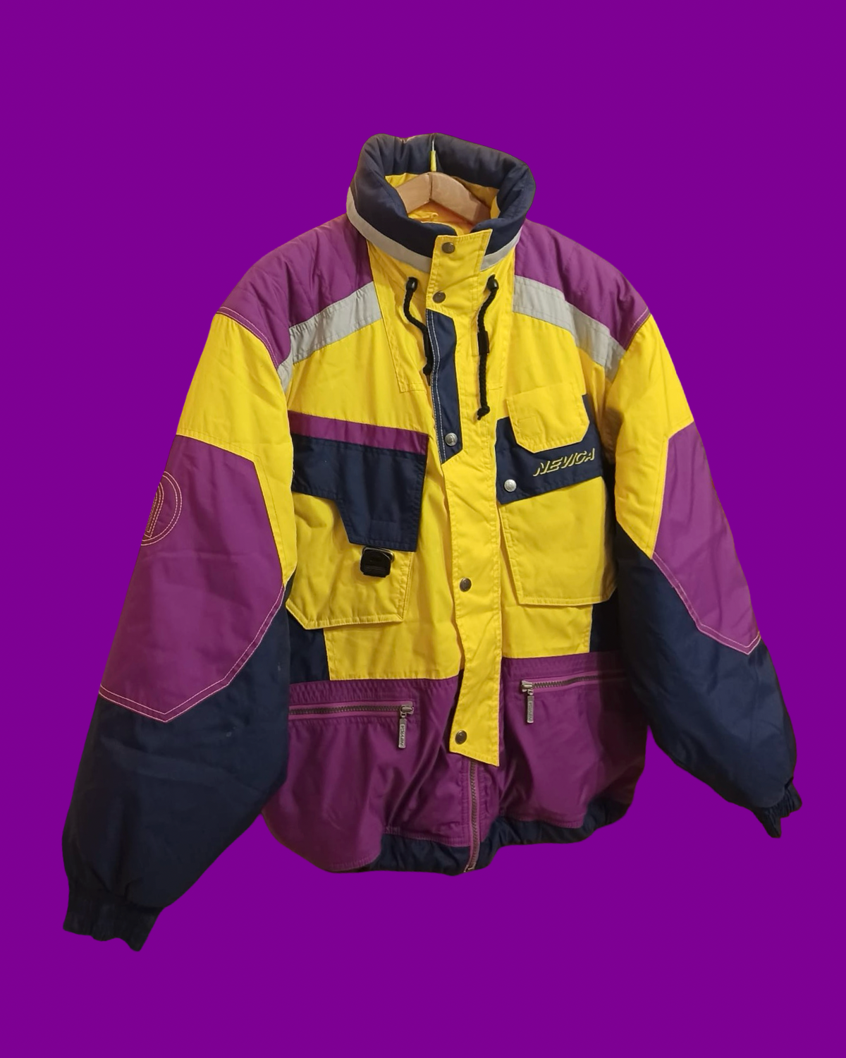 Vintage Multicolor Fantasy 90's Snow Jacket Unisex Size L