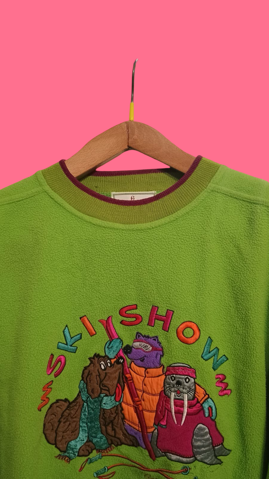 Vintage Multicolor Fantasy 90's Sweatshirt Unisex Size L