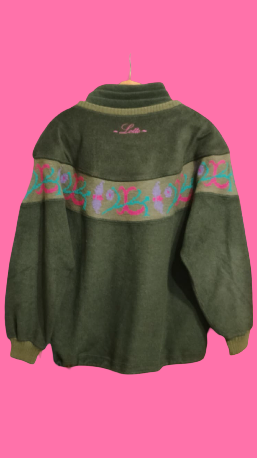 Vintage Colmar Multicolor Fantasy 90's Sweatshirt Woman Size L