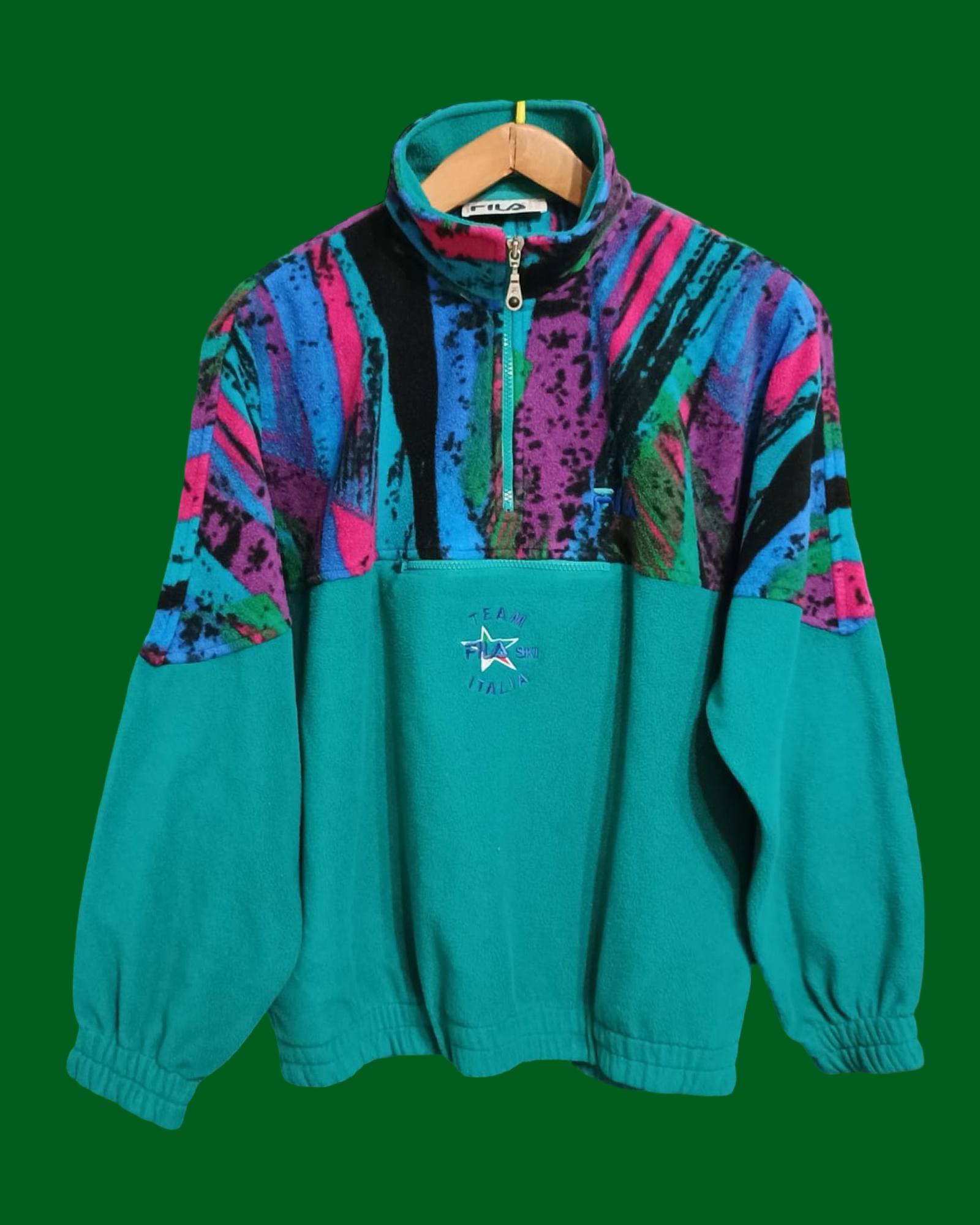 Vintage Multicolor Fantasy 90's Fila Fleece Unisex Size L