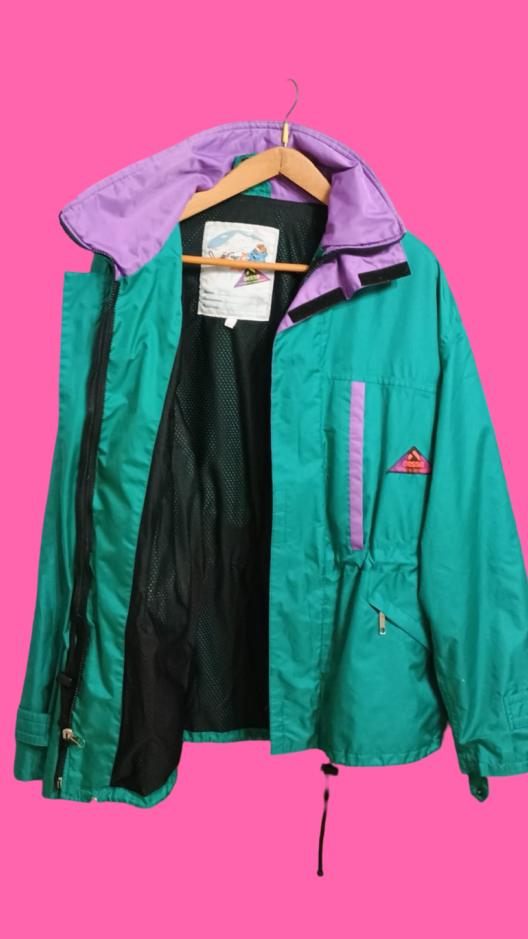 Vintage Multicolor Fantasy 90's Aesse Snow Jacket Unisex Size L